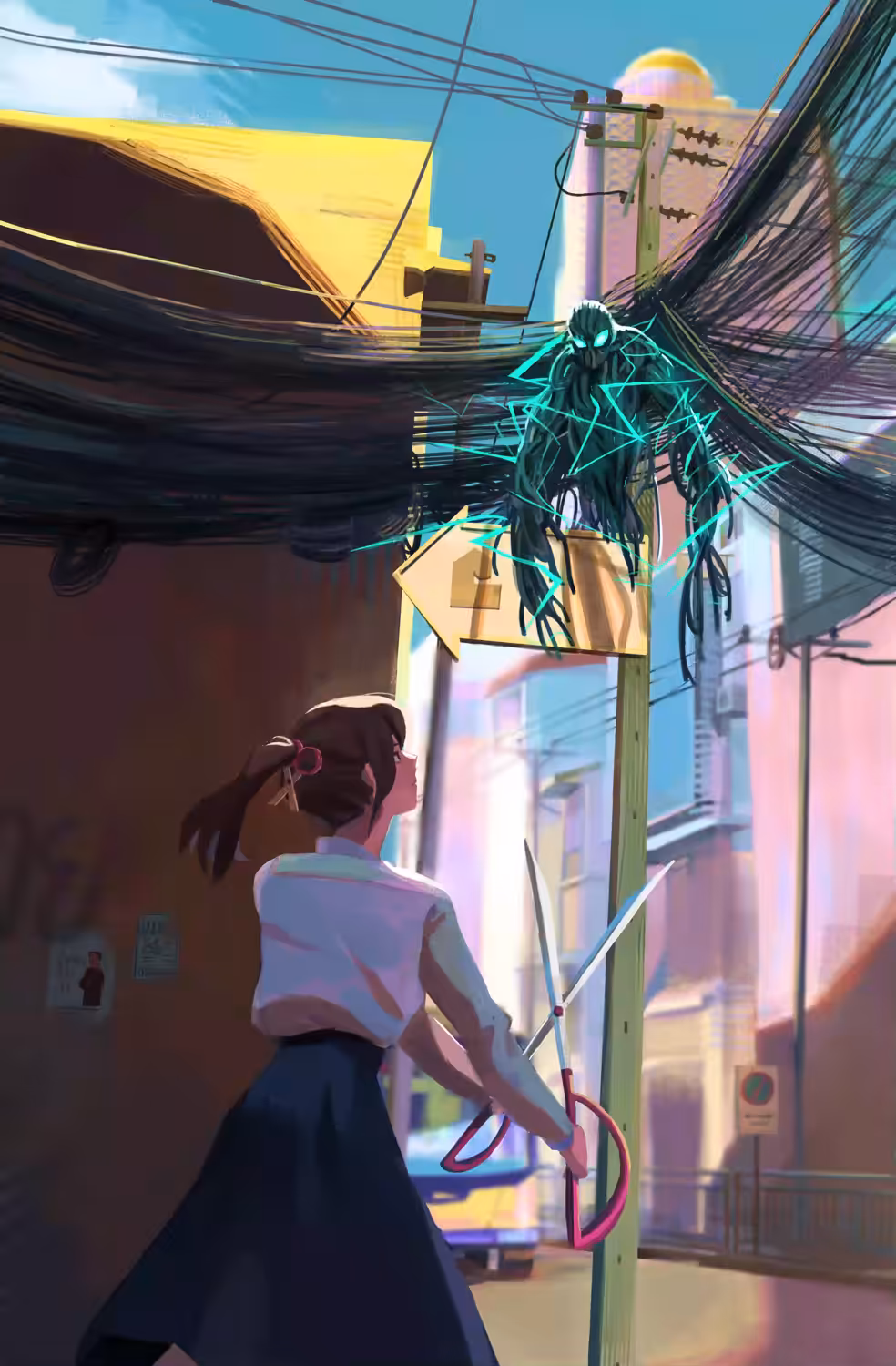 Electric Pole Demon