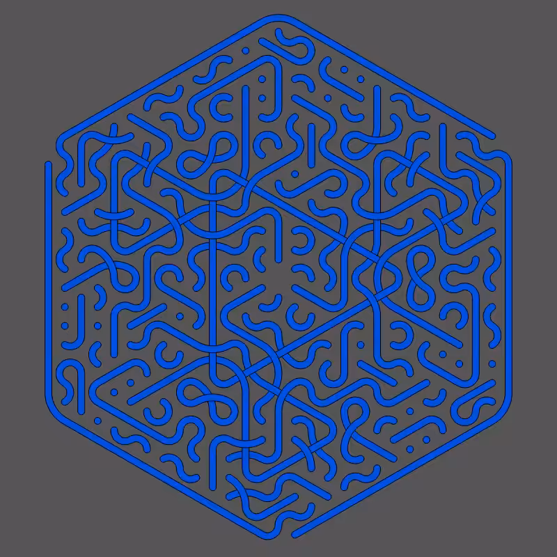 Threefold Symmetry - Dark Variations #224