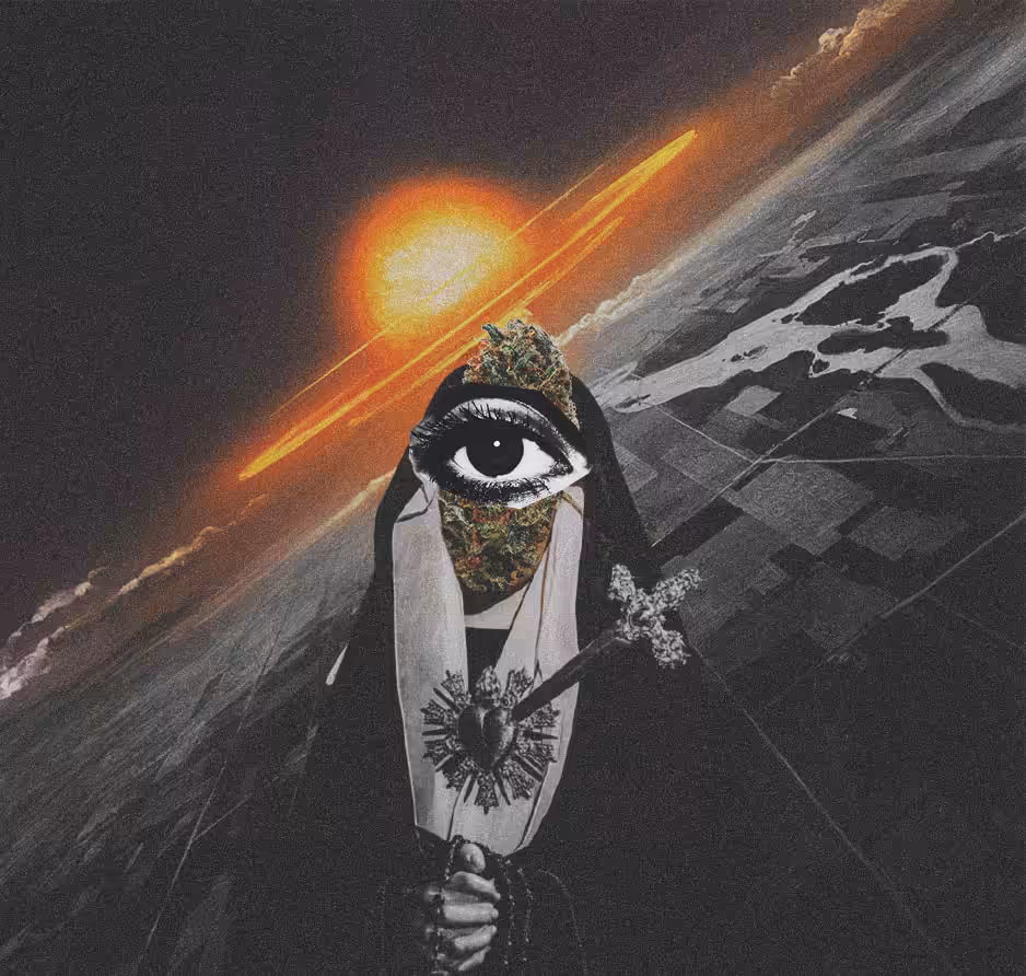 Smoke weed, make art, but not war 