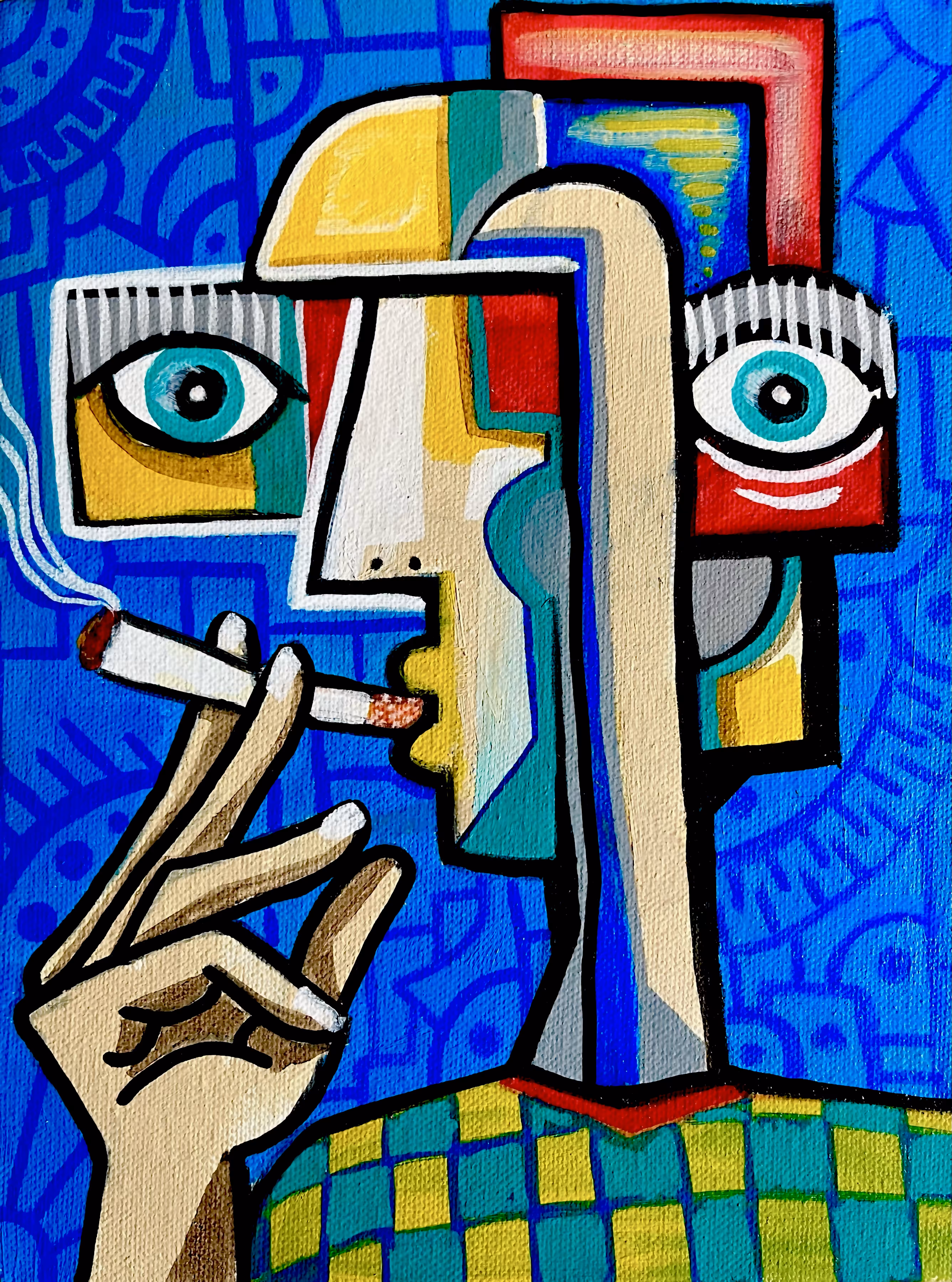 CONSIDERATION - NEO-CUBISM -FINE ART 1/1 NFT