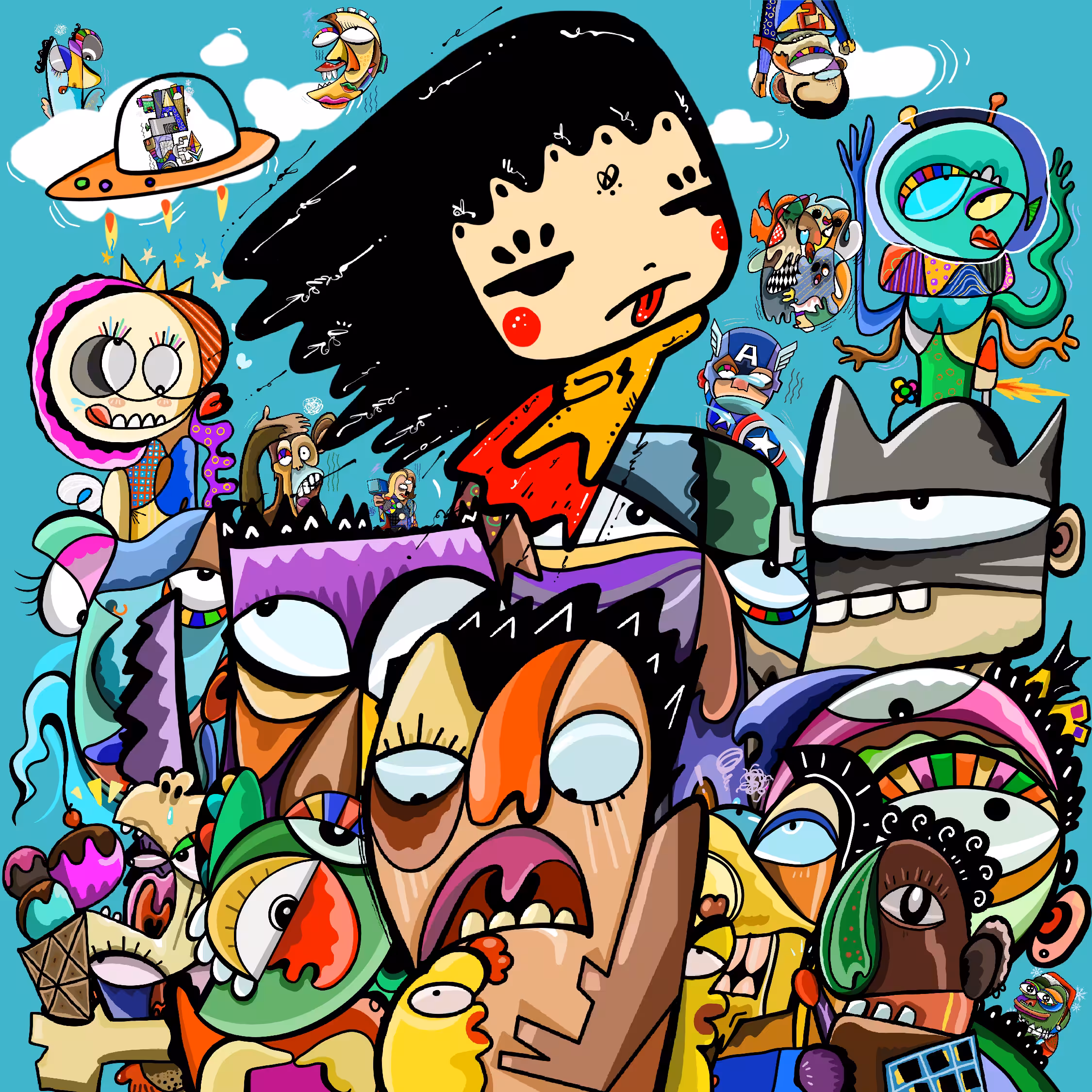 Children’s art development X KIKU’S WORLD by SABR