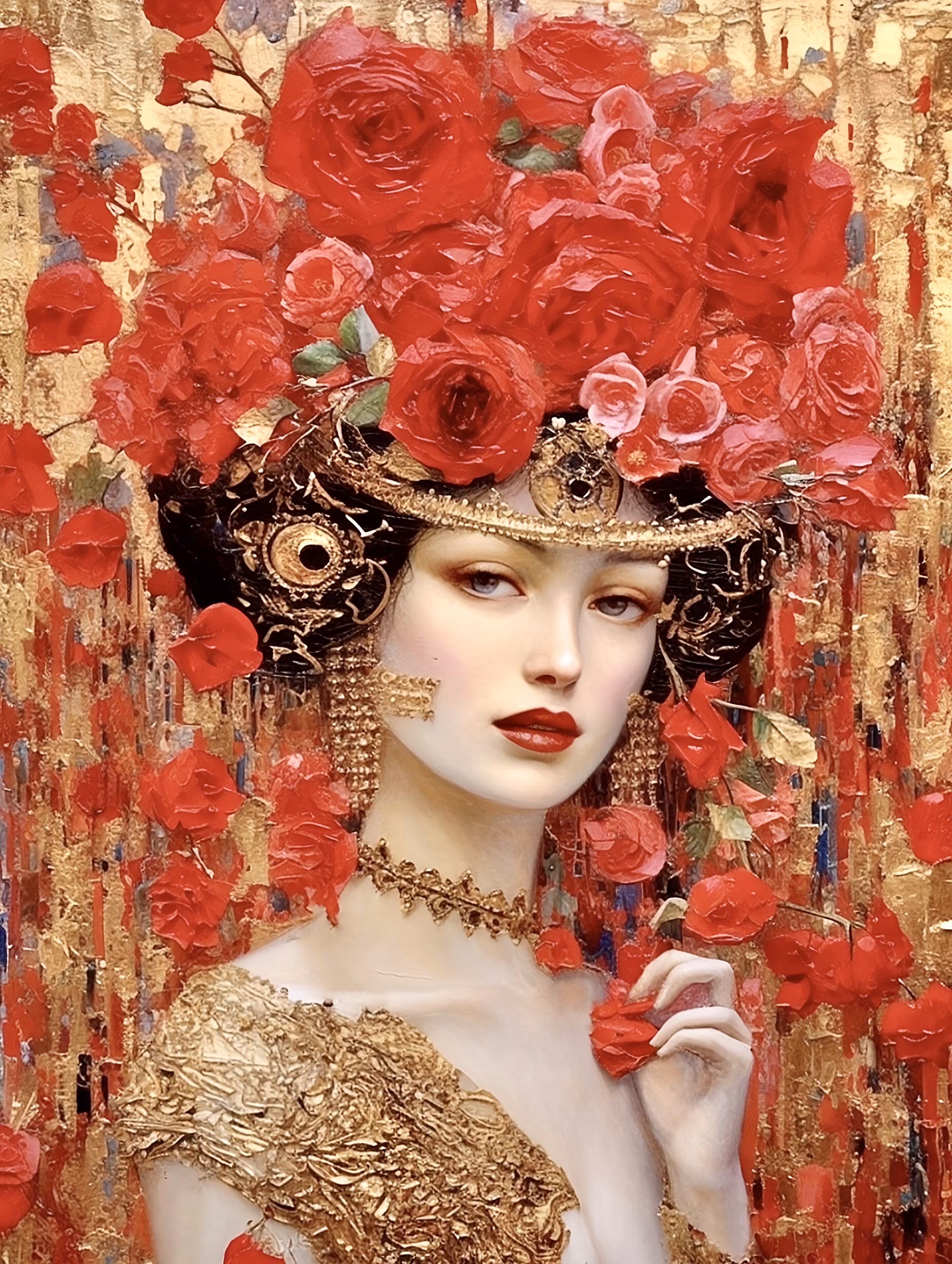 A hat of roses 