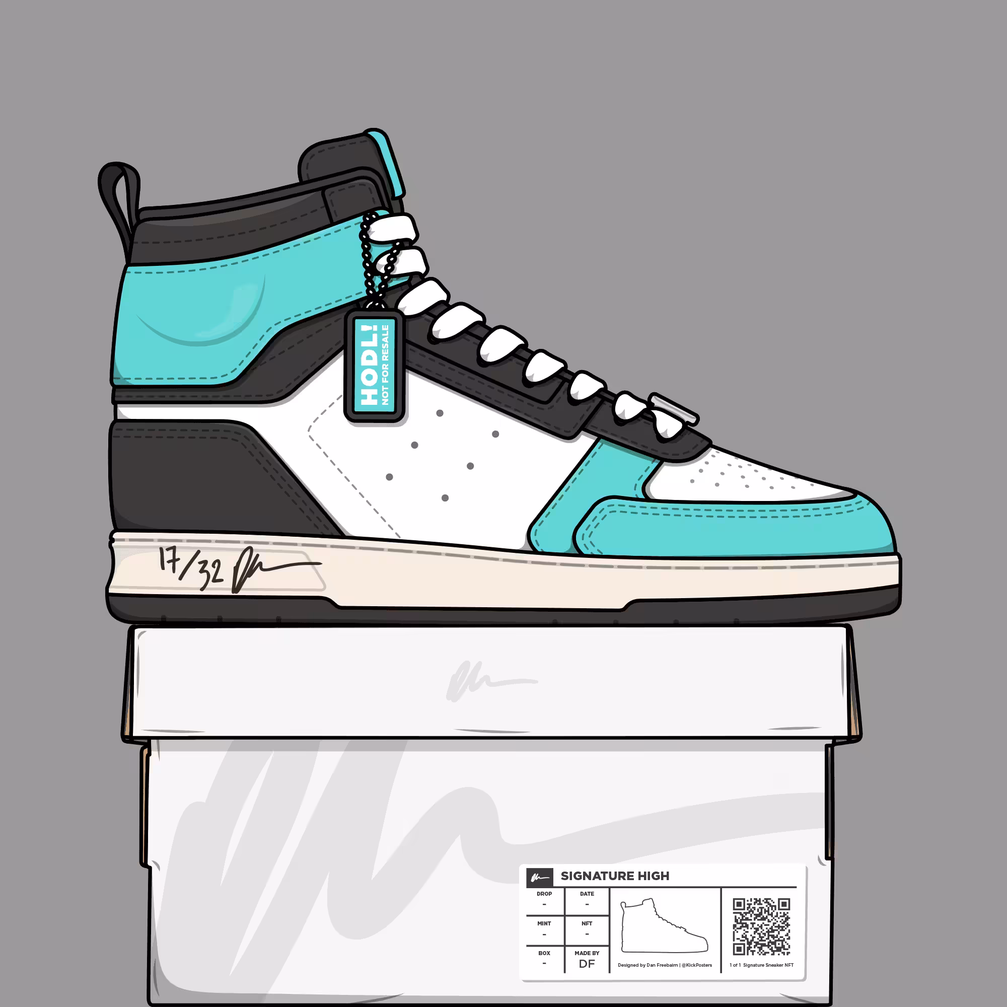 Signature Sneaker High 'Spectrum' - #17