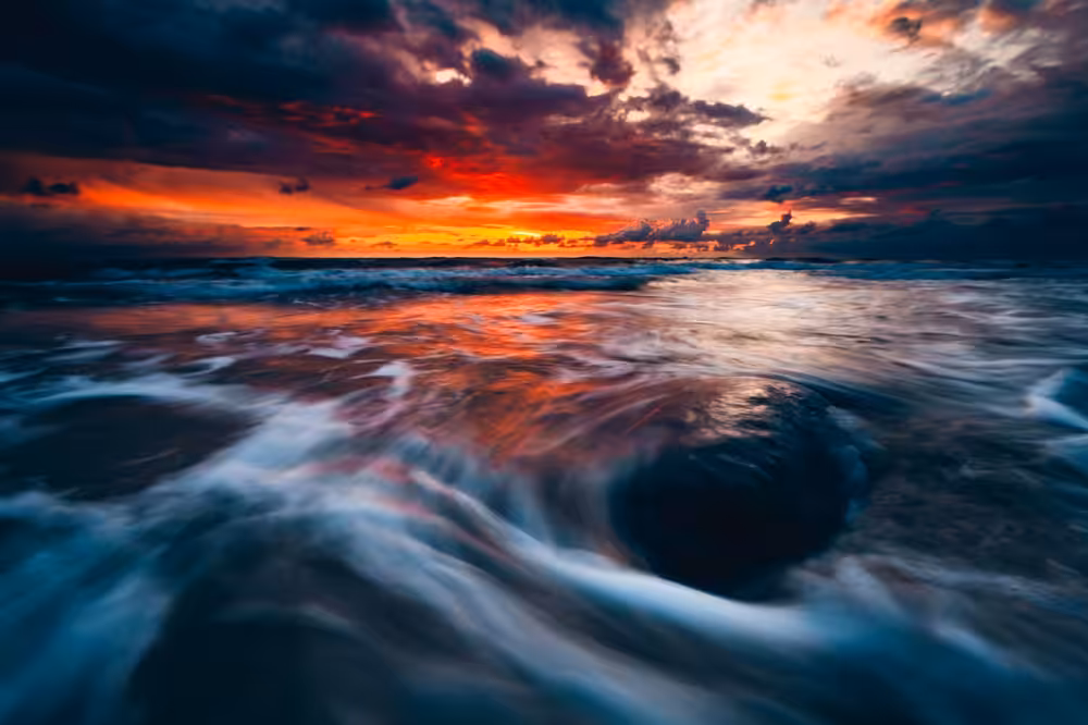 We dream in colors borrowed from the Sea