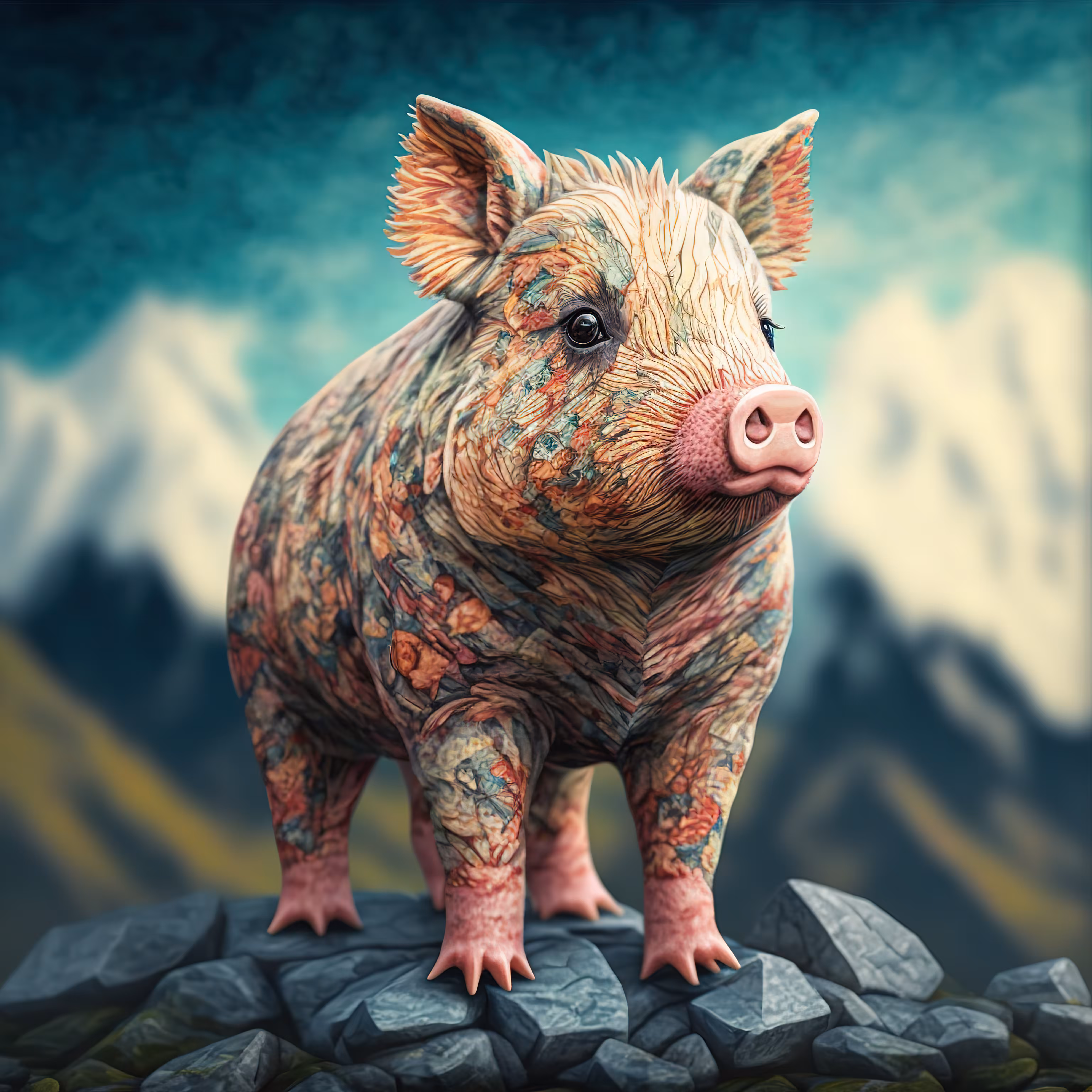 Gauve the Pig