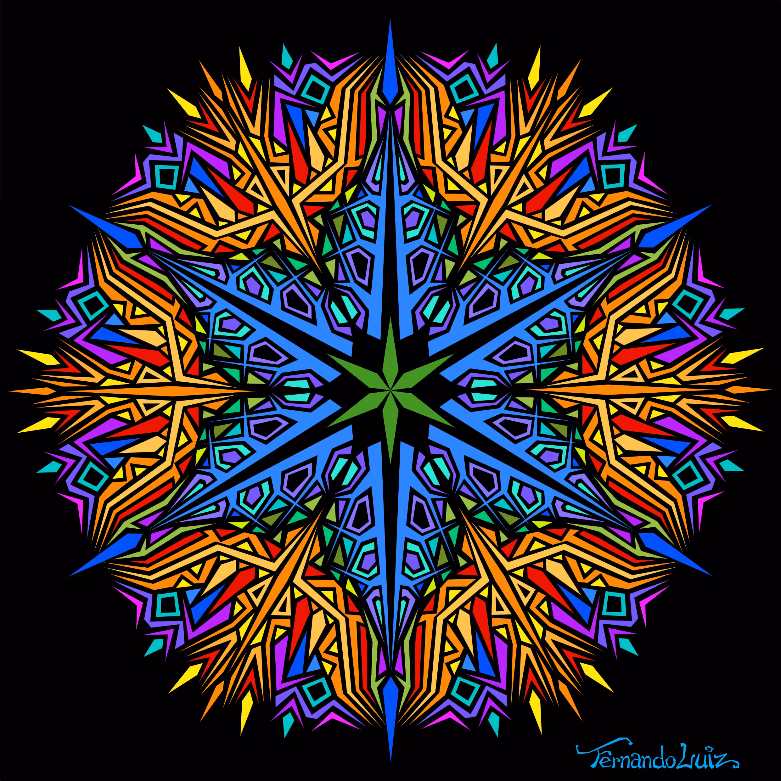 Mandala Exagram