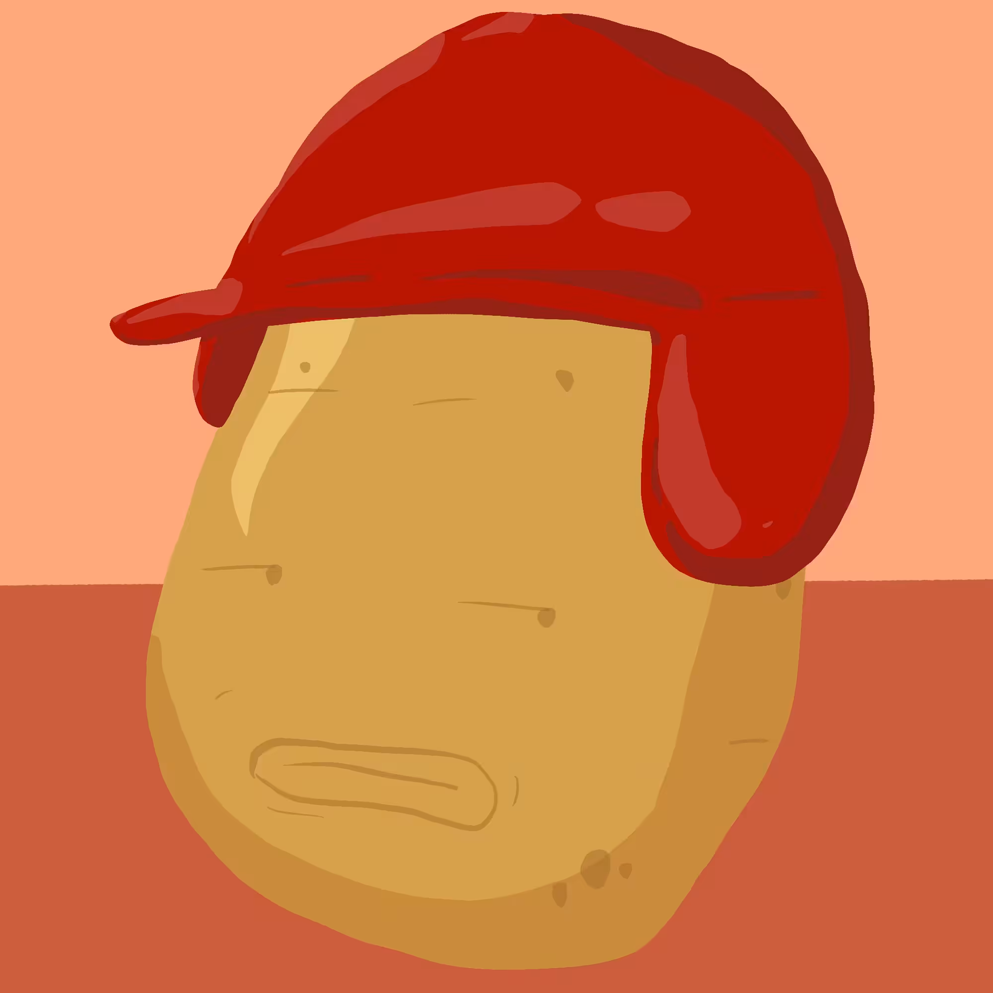 Red Helmet Potato