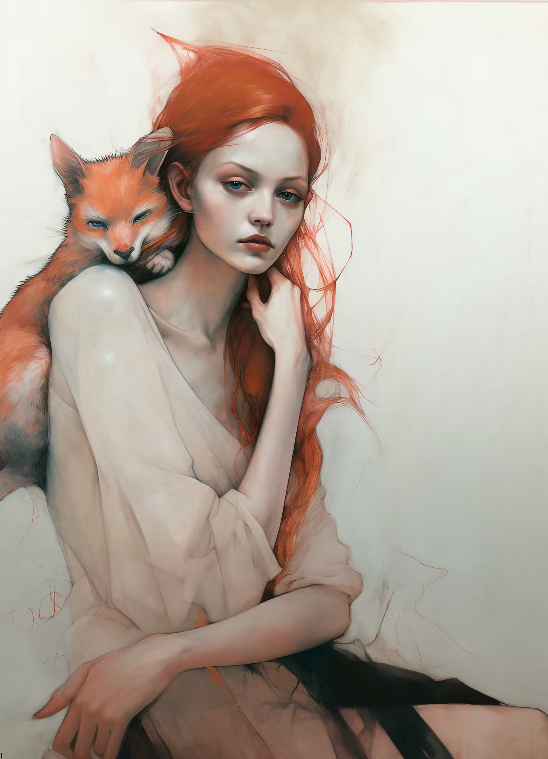 The cunning fox-sister