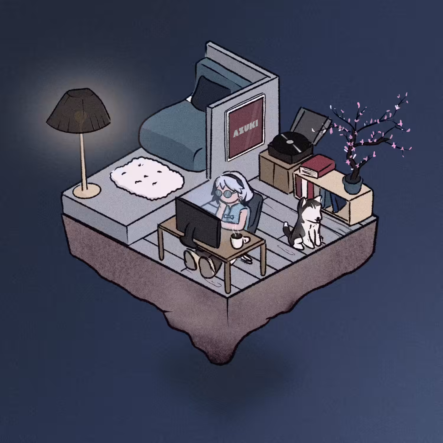 Lofi Roomie #73 ( Chilling & Studing Time )