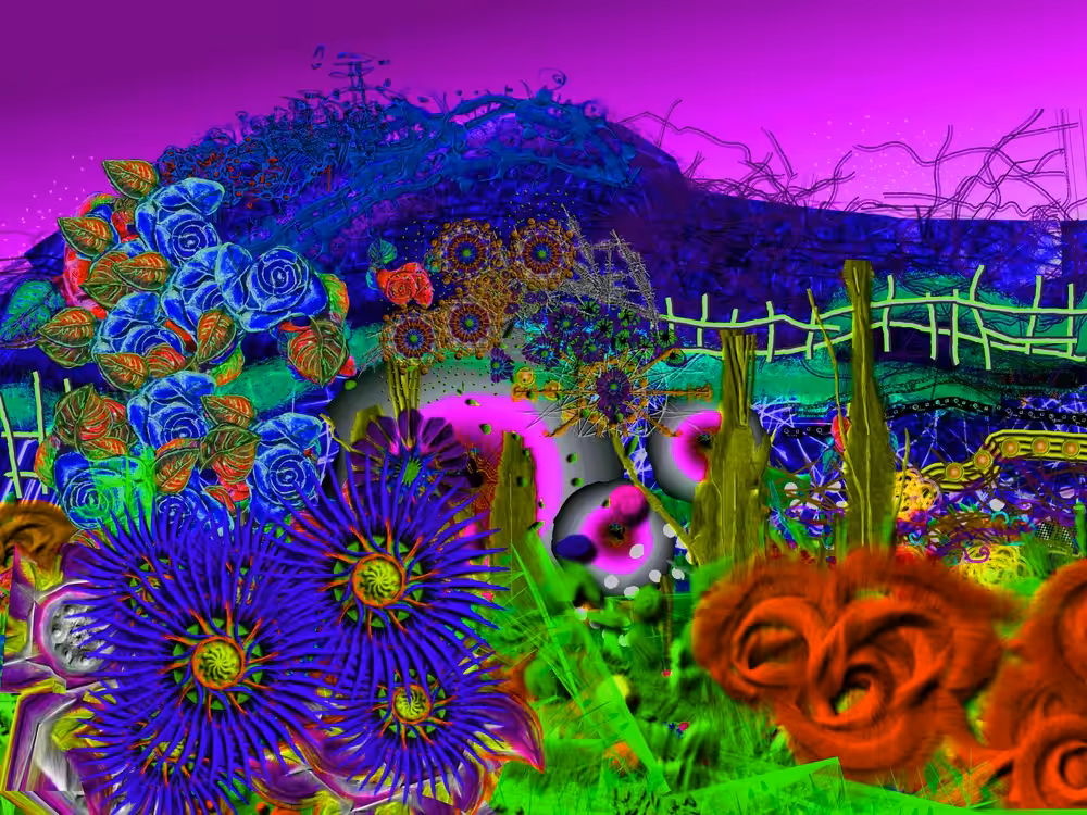 Surreal landscape (Flowers)