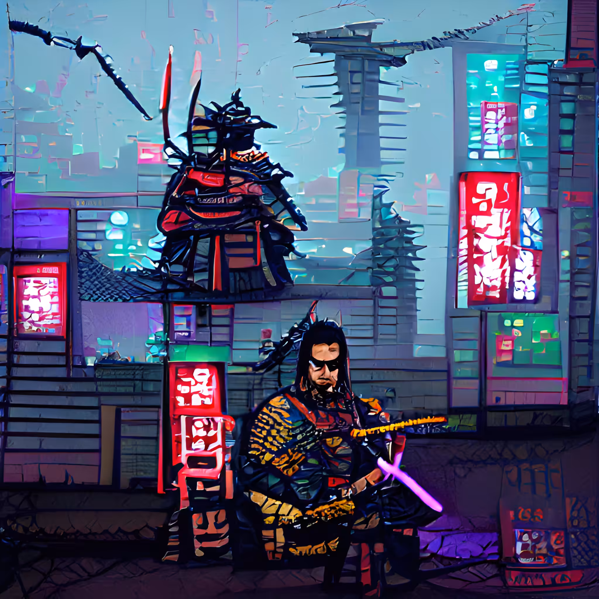 Cyberpunk Samurai #24