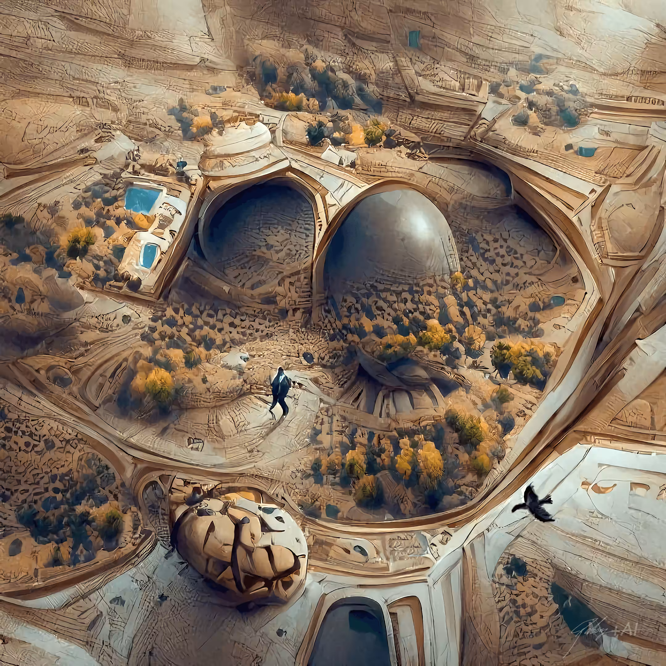 4 dimensional Alien temple