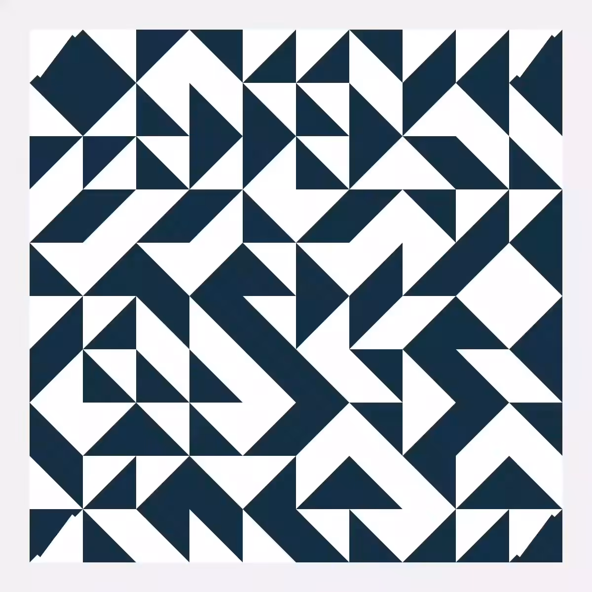 Touché Truchet – Blue