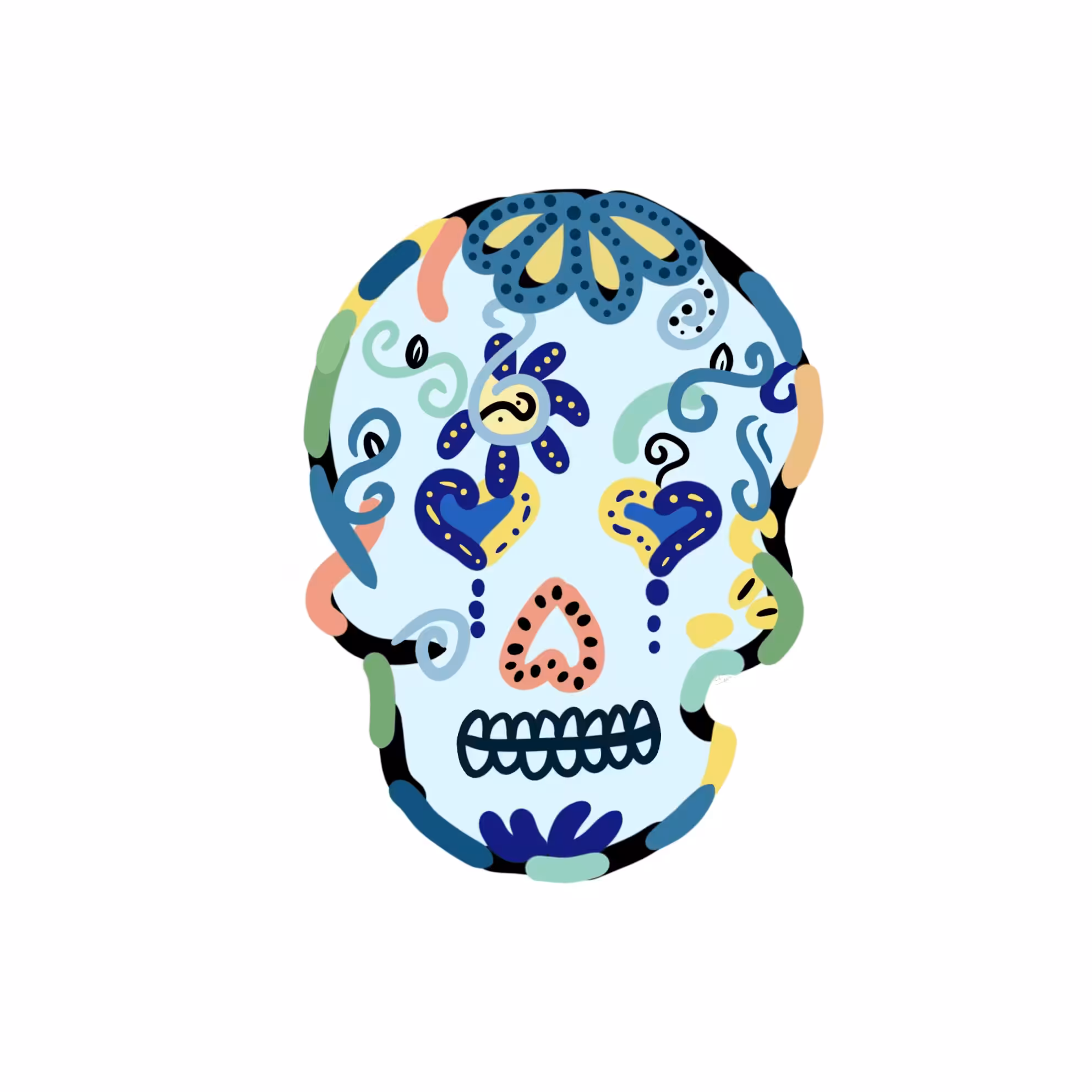 "Waterfall" - Sugar Skull WSA