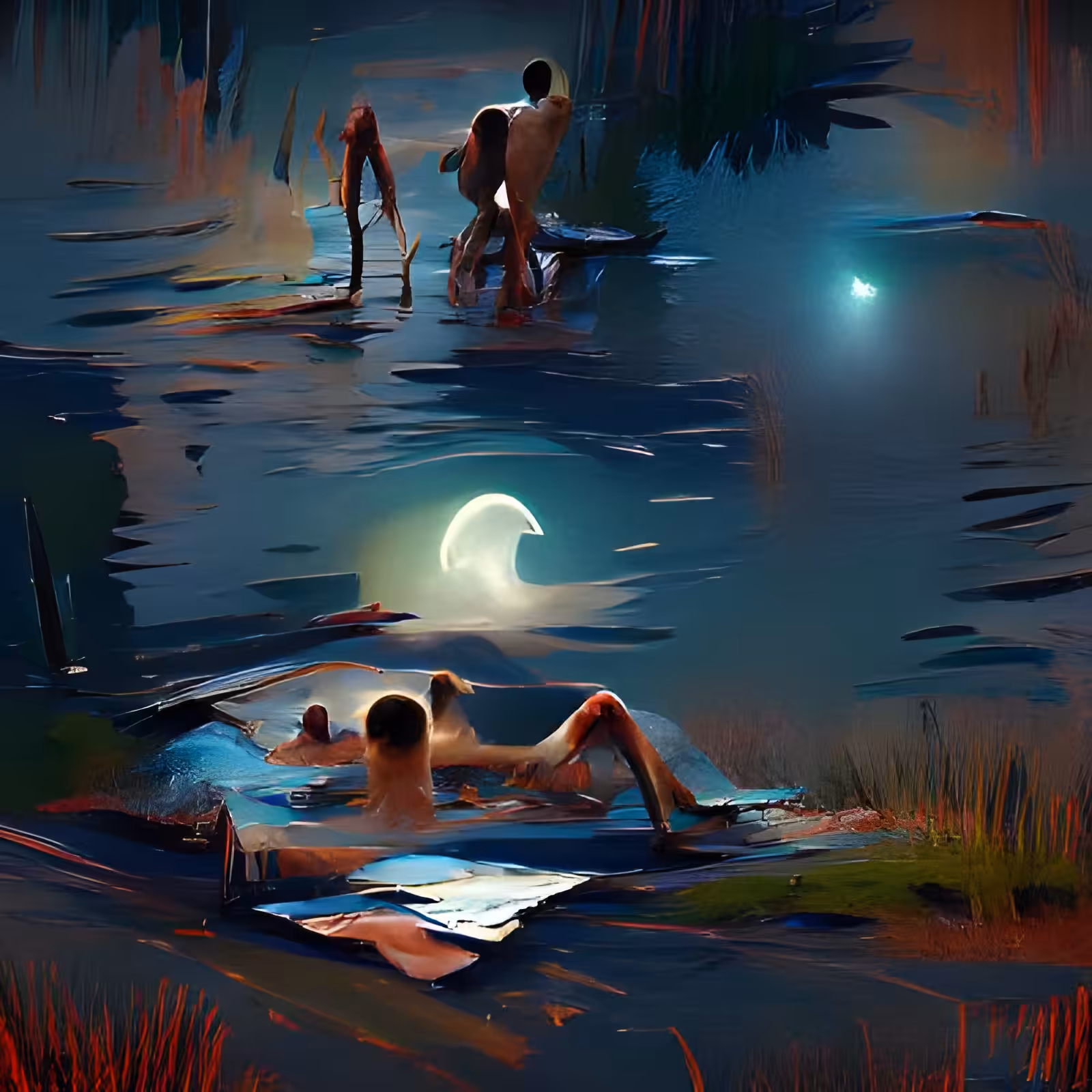 Skinny Dipping in the Moonlight