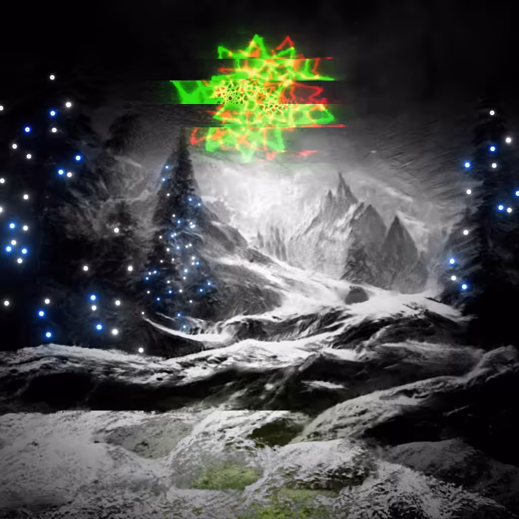 Decay: Neon Study #14 "Star of the Magi"
