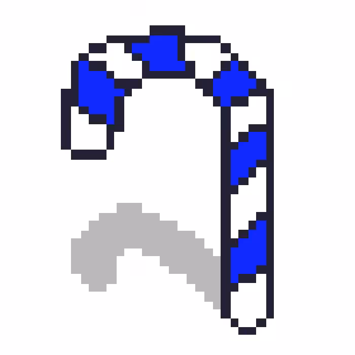 Candy Cane Blue