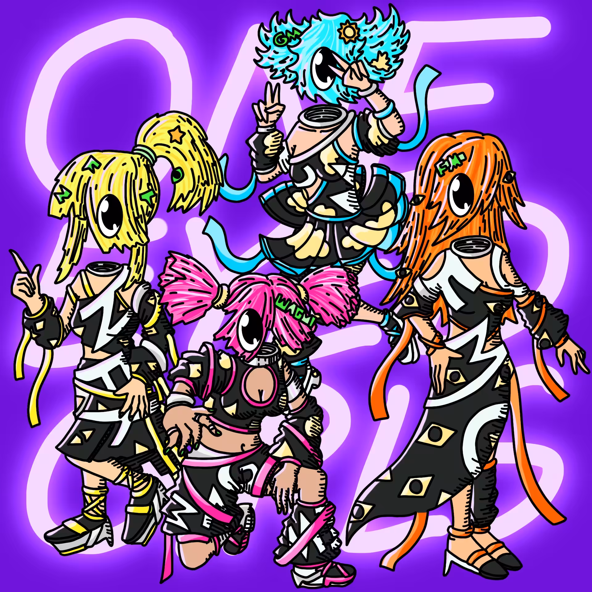 One eyed guys: Girl group OEGs