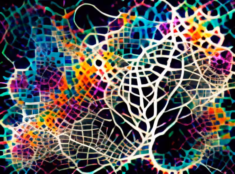 Abraham's First Works: On-Chain Generative Art