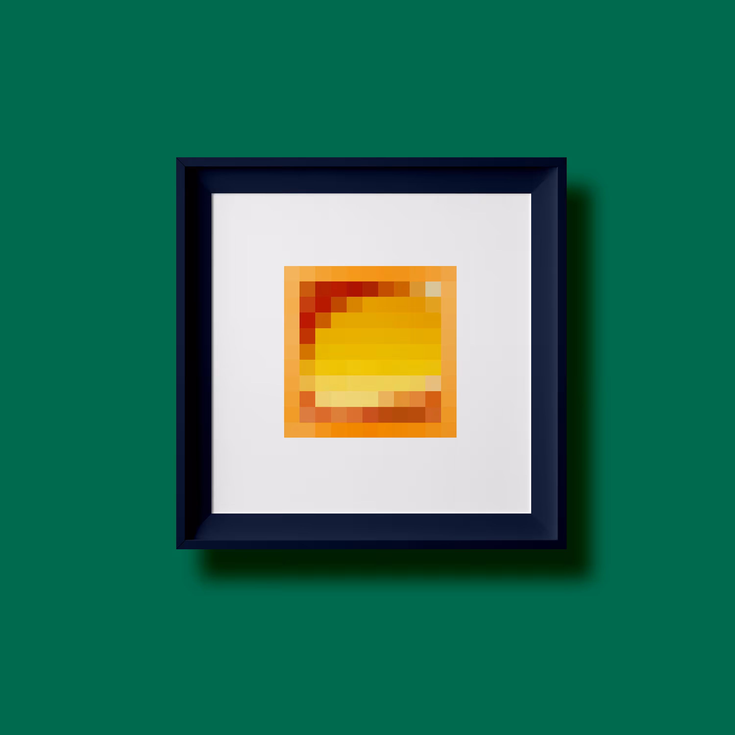 89 Pixels: Georgia O'Keeffe - Pelvis Series - Red with Yellow