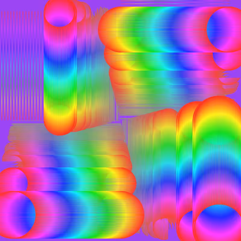 Fibonacci Rainbow Spiral ver3 var11 #2