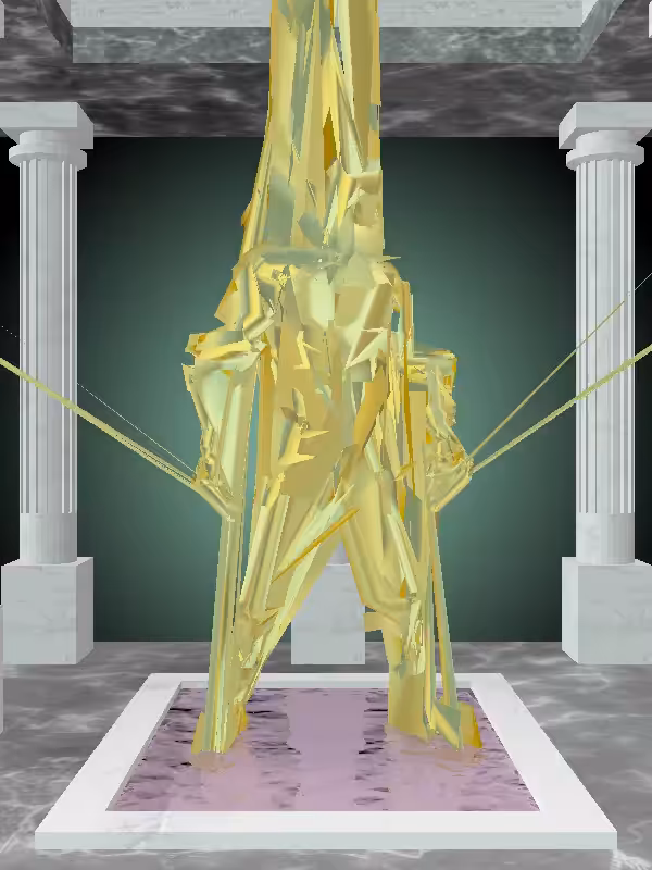 HeavenComputer: The Shooter Green-Golden Goblet Man #917