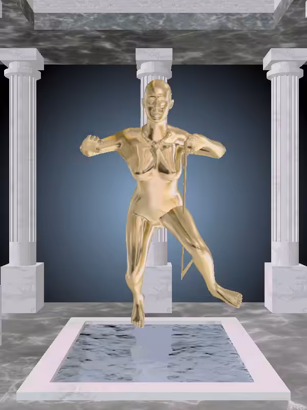 HeavenComputer: The Treading Water Fool's Gold Woman #6253