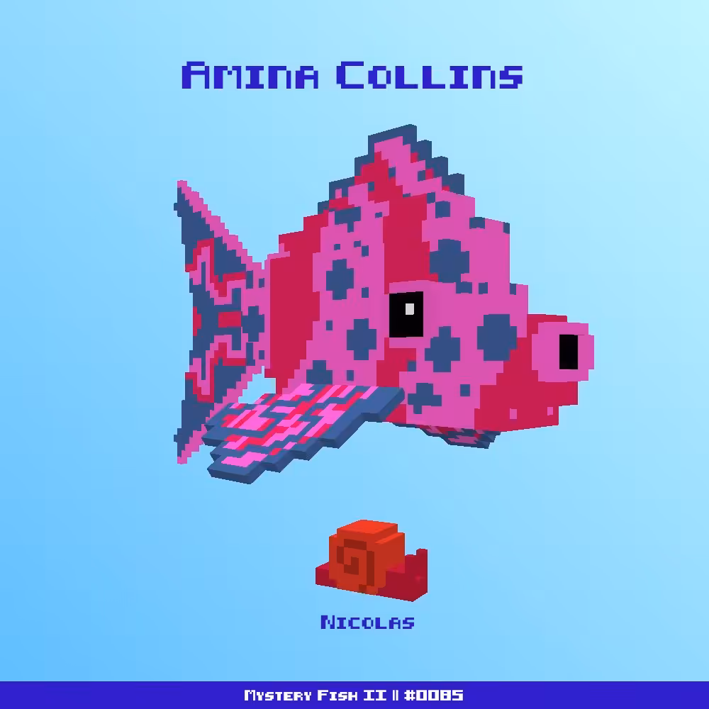 Amina Collins :: Mystery Fish 0085/1000