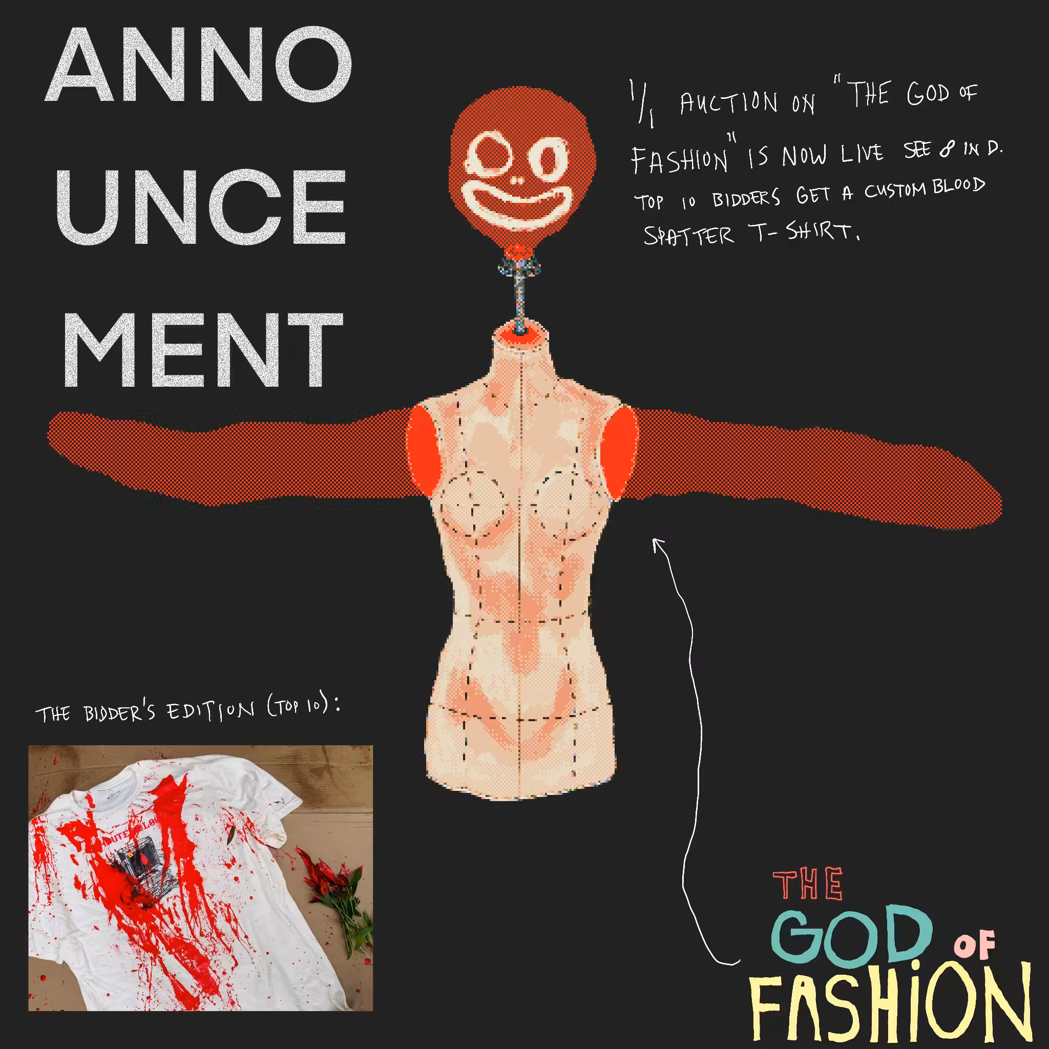 ANNOUNCEMENT from The God of Fashion