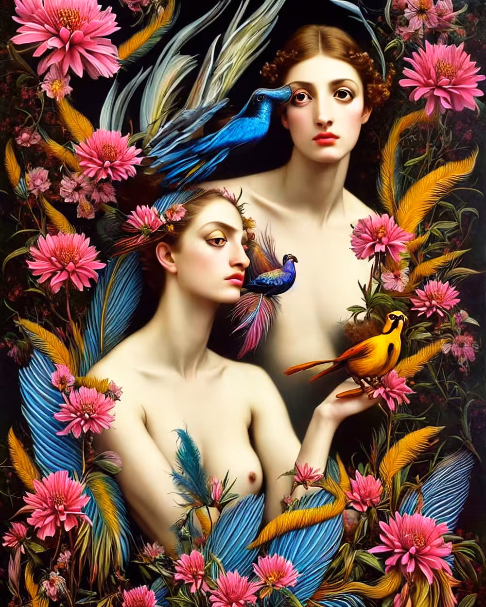 Femme Dans La Forêt
