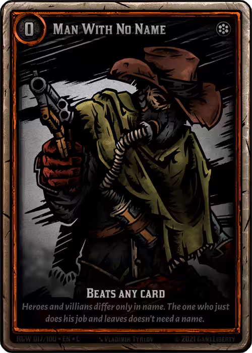 Rogue West: Crypto TCG (Legacy): Man With No Name