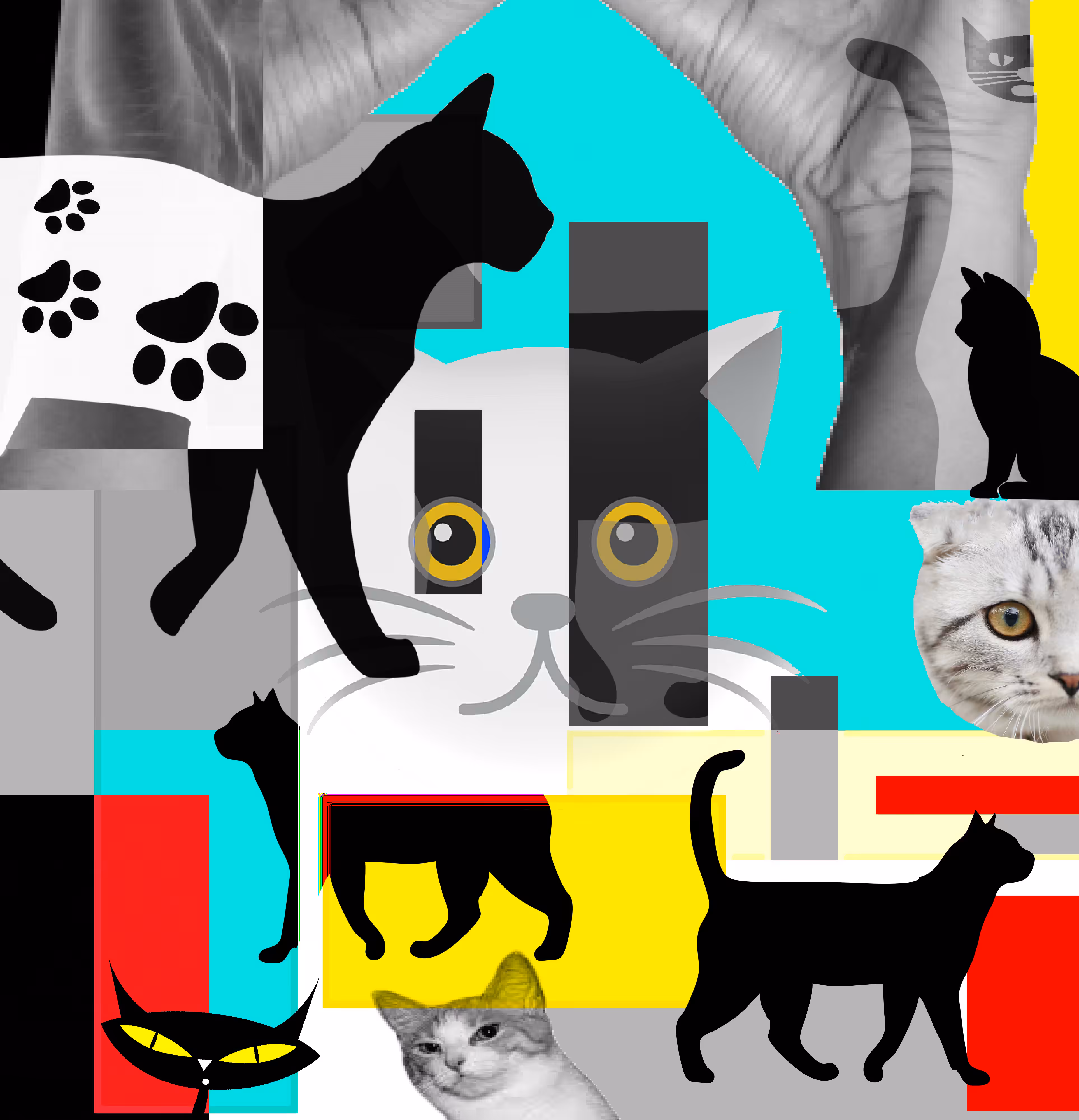 Cat Modern Art
