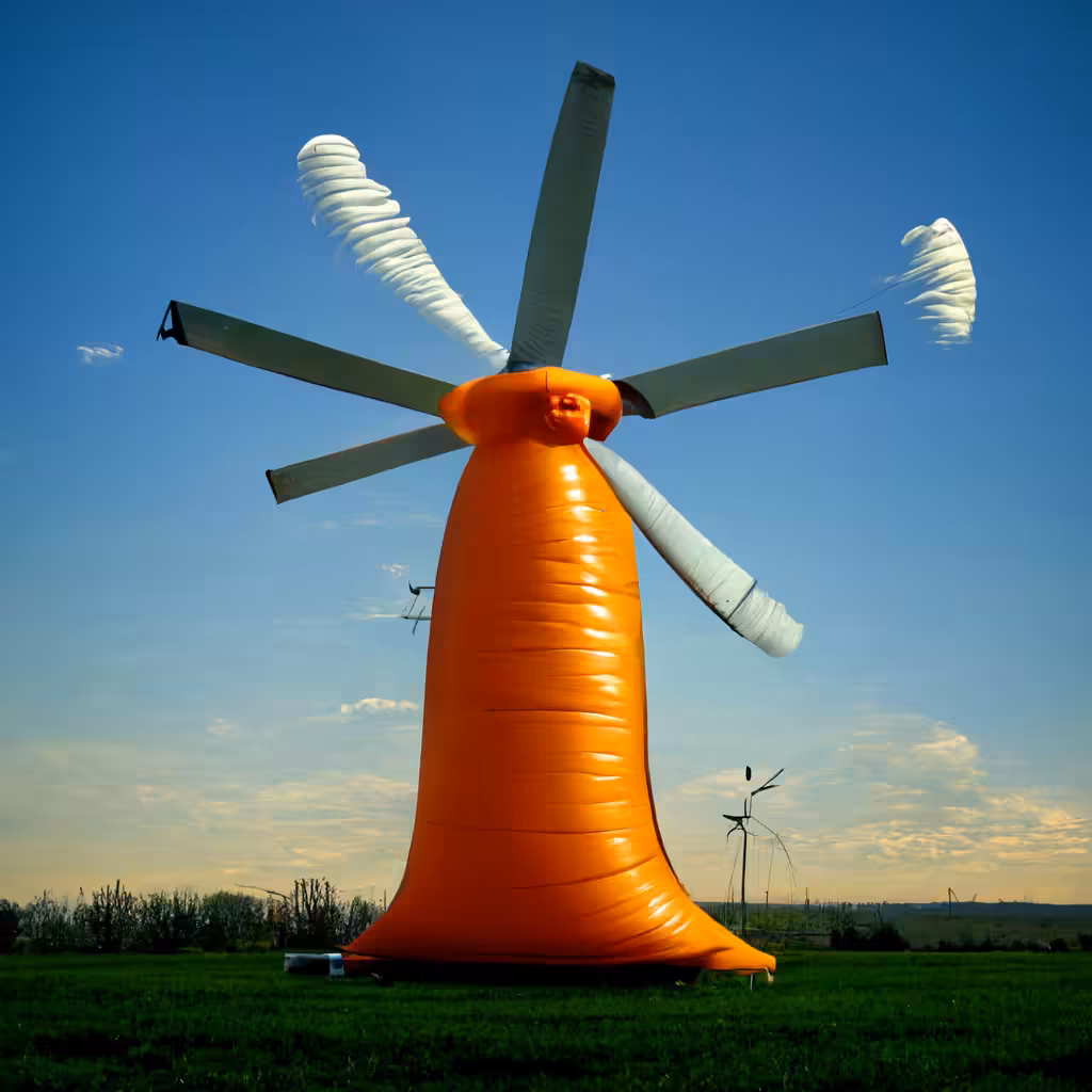 inflatable windmill