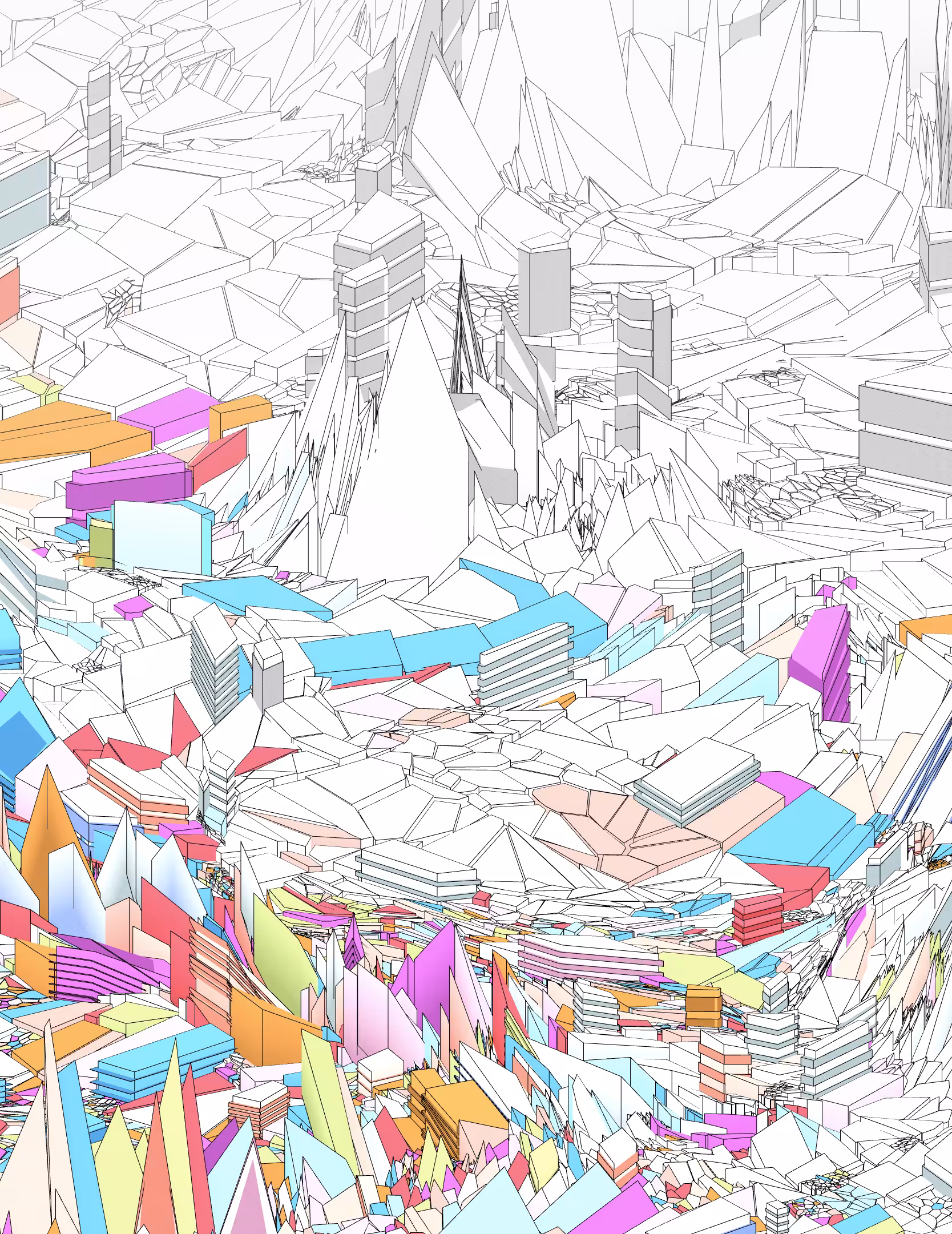Distorted land
