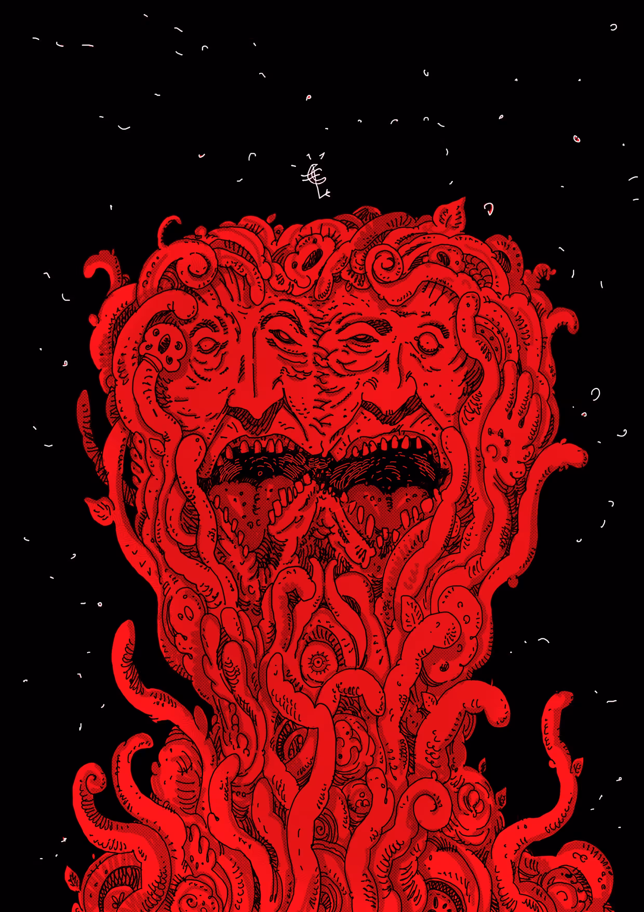 "The gods burn in rage"