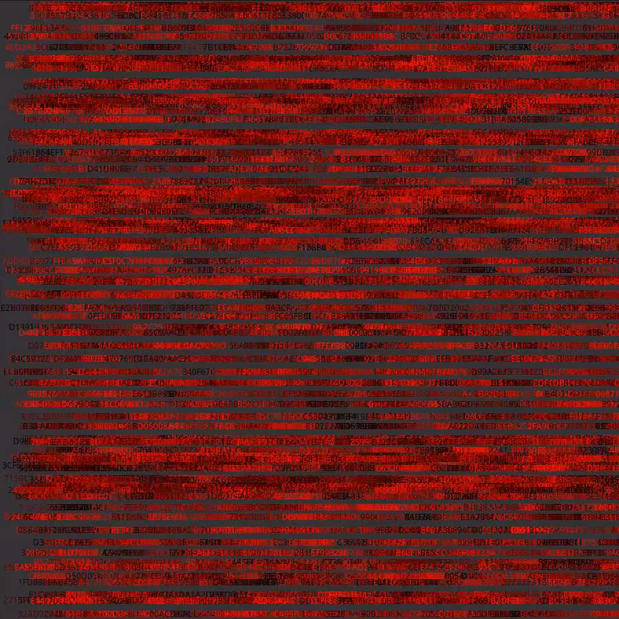 Painting by Random Hexadecimal Numbers #13