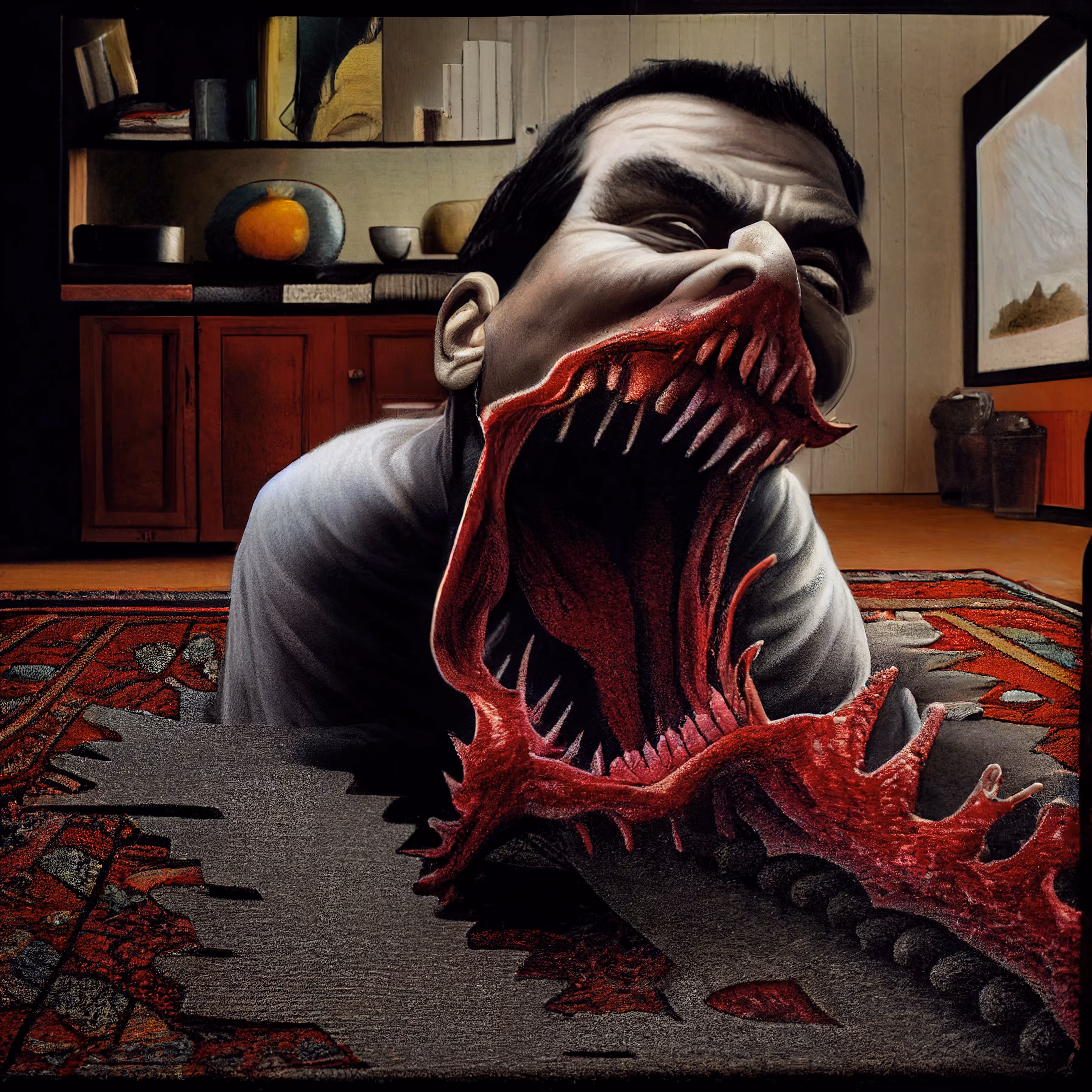 Man Eating Rug #3