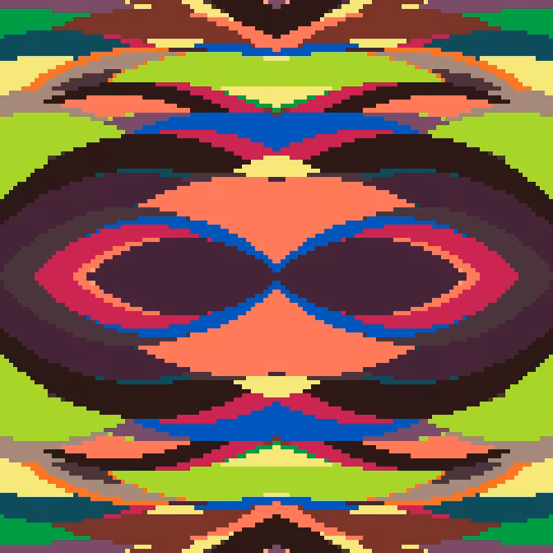 Rapid Psychedelic Inkblot Test Generator #65