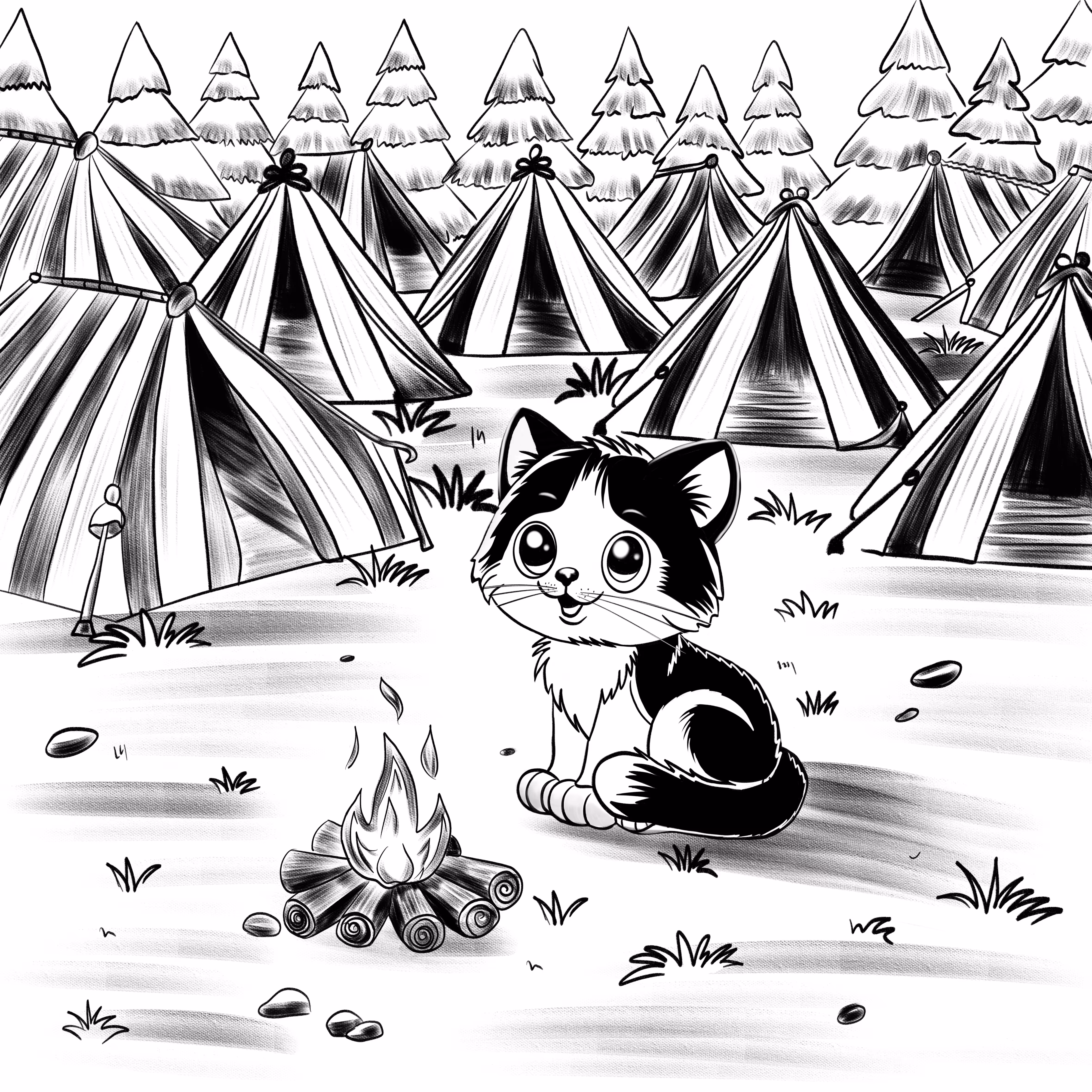 Inktober 2024: Camp