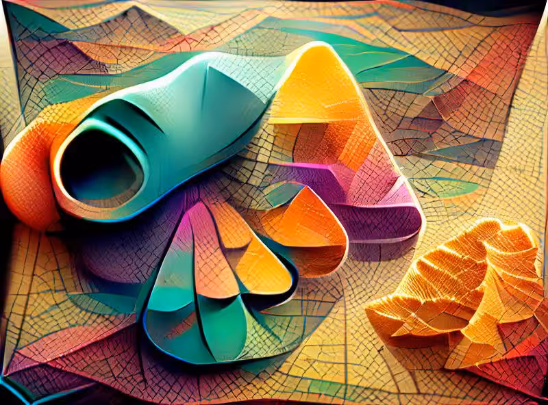 Abraham's First Works: Impossible shapes and colors