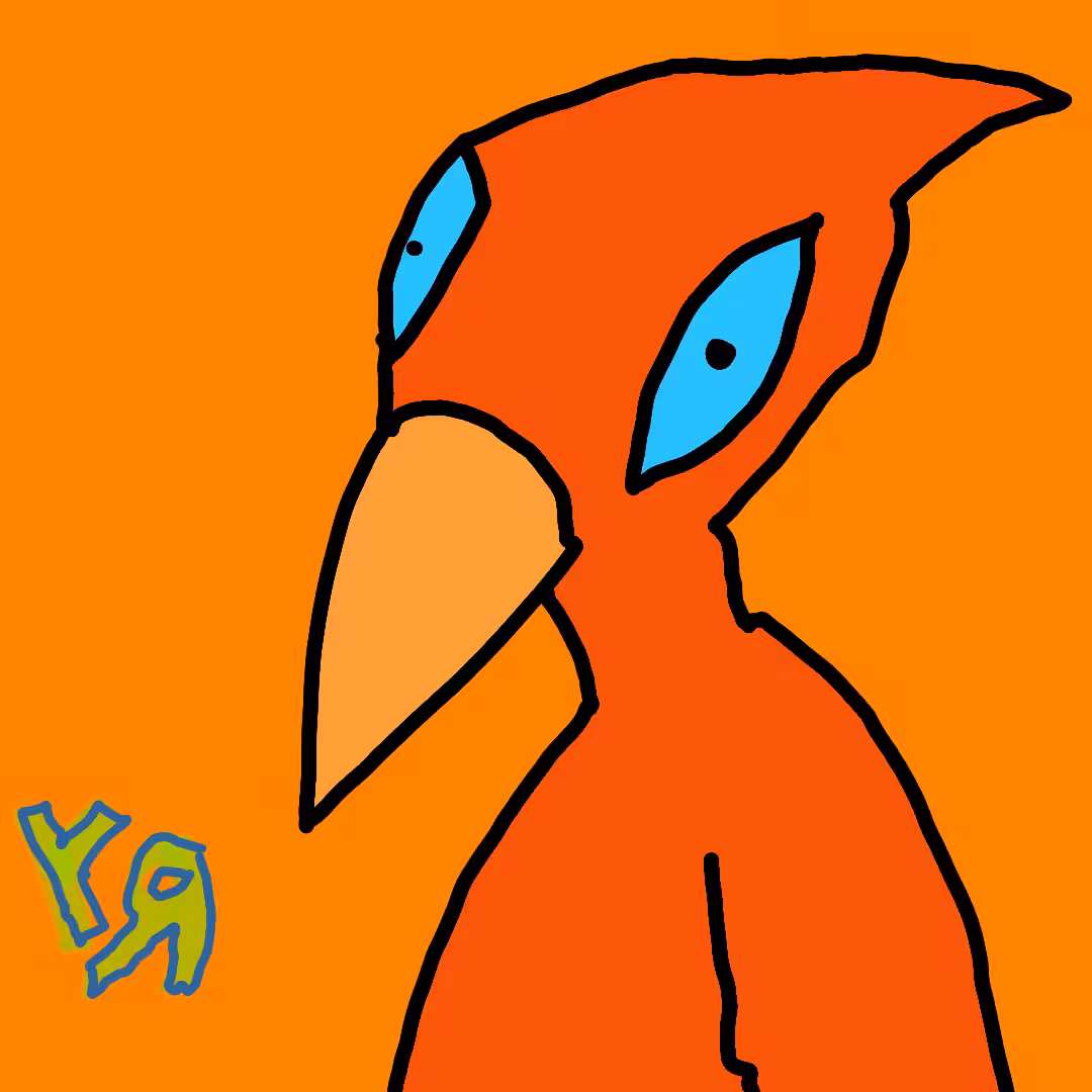 "Big Bad Bird (Stares into the Distance)" by Richard F. Yates (Holy Fool)