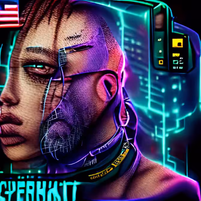 Cyberpunk Portrait 26
