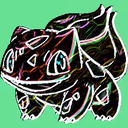 neon bulbasaur