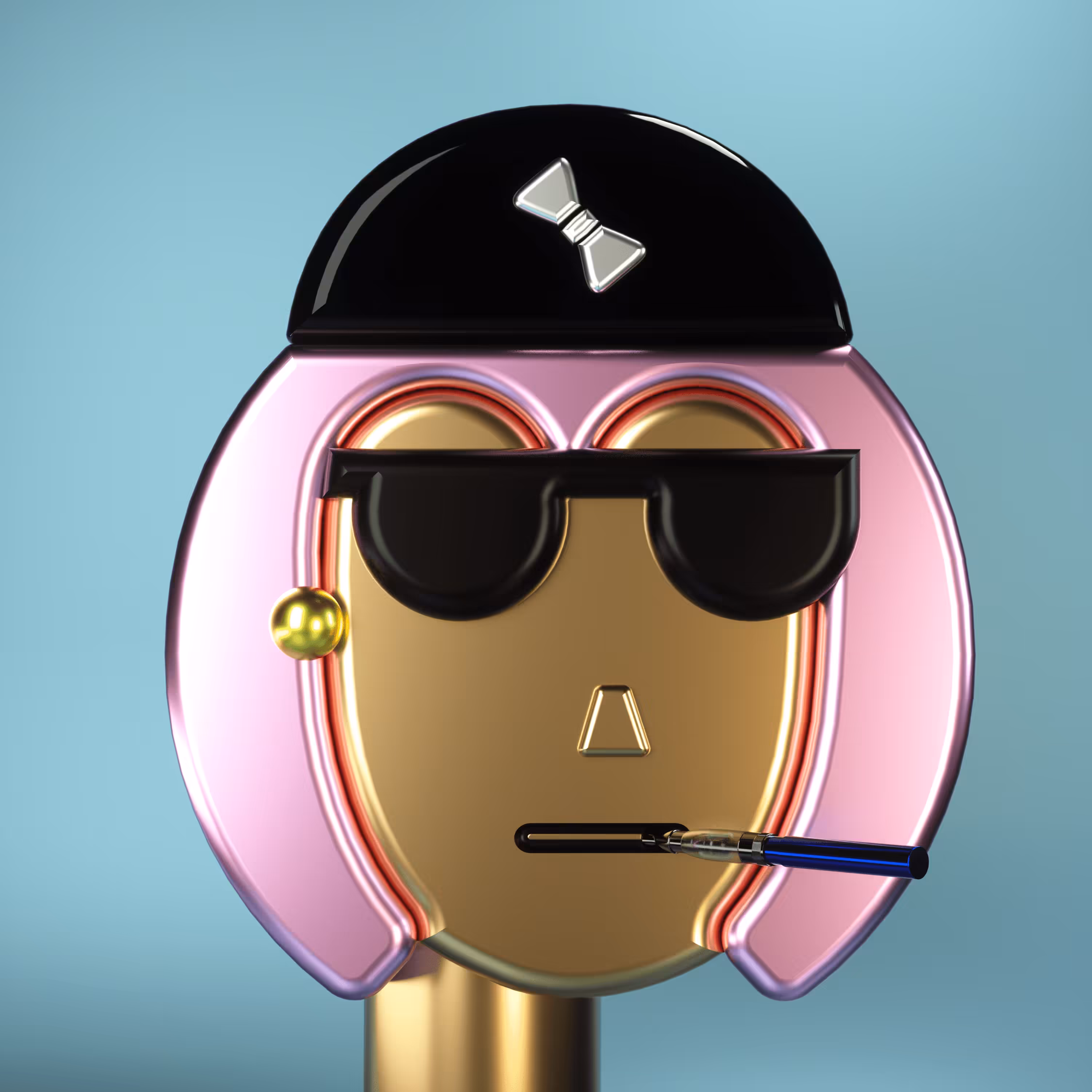 3D Chrome Punk #0463