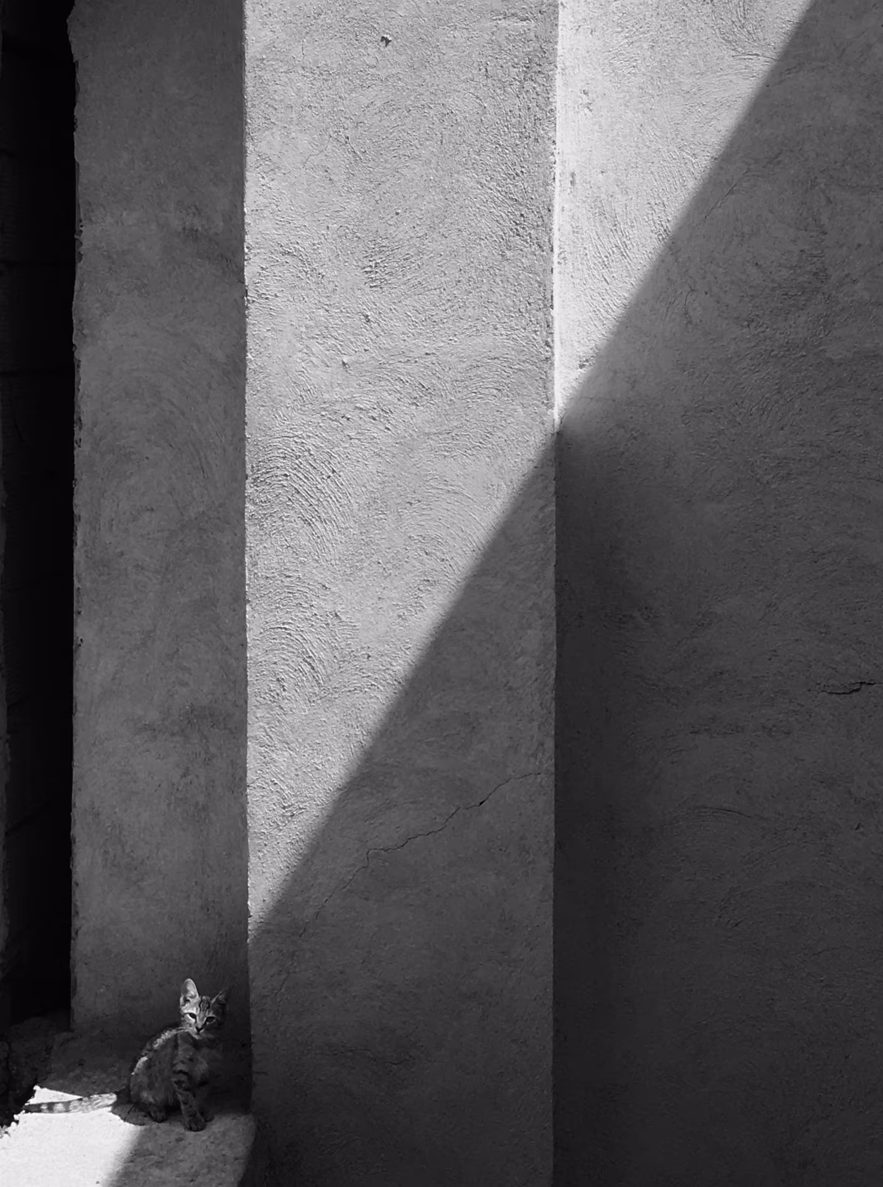 in between