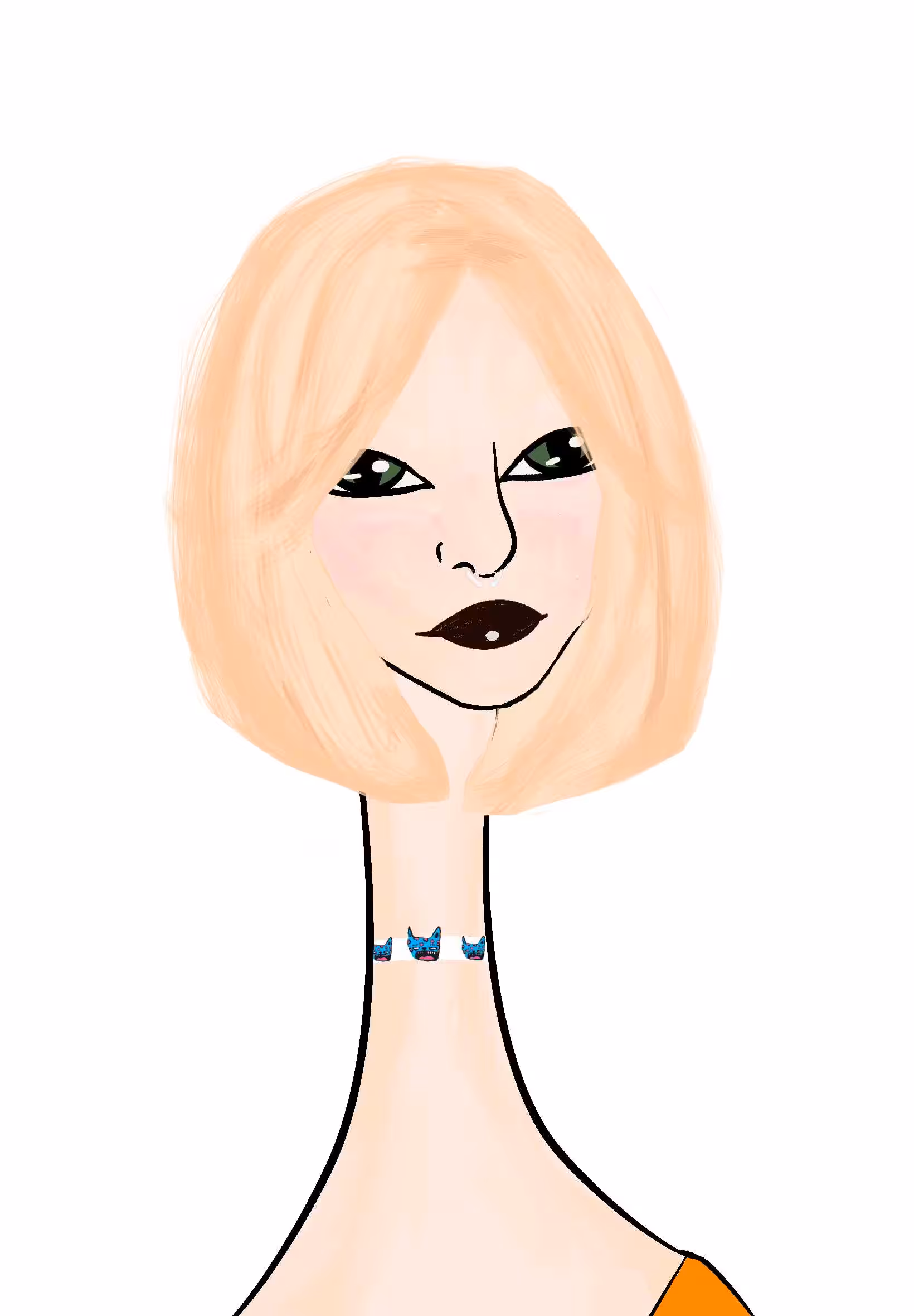 Long Neckie Ladies: Long Neckie Lady #2919