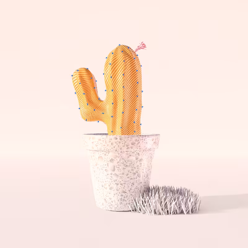 3D Crypto Cacti #30