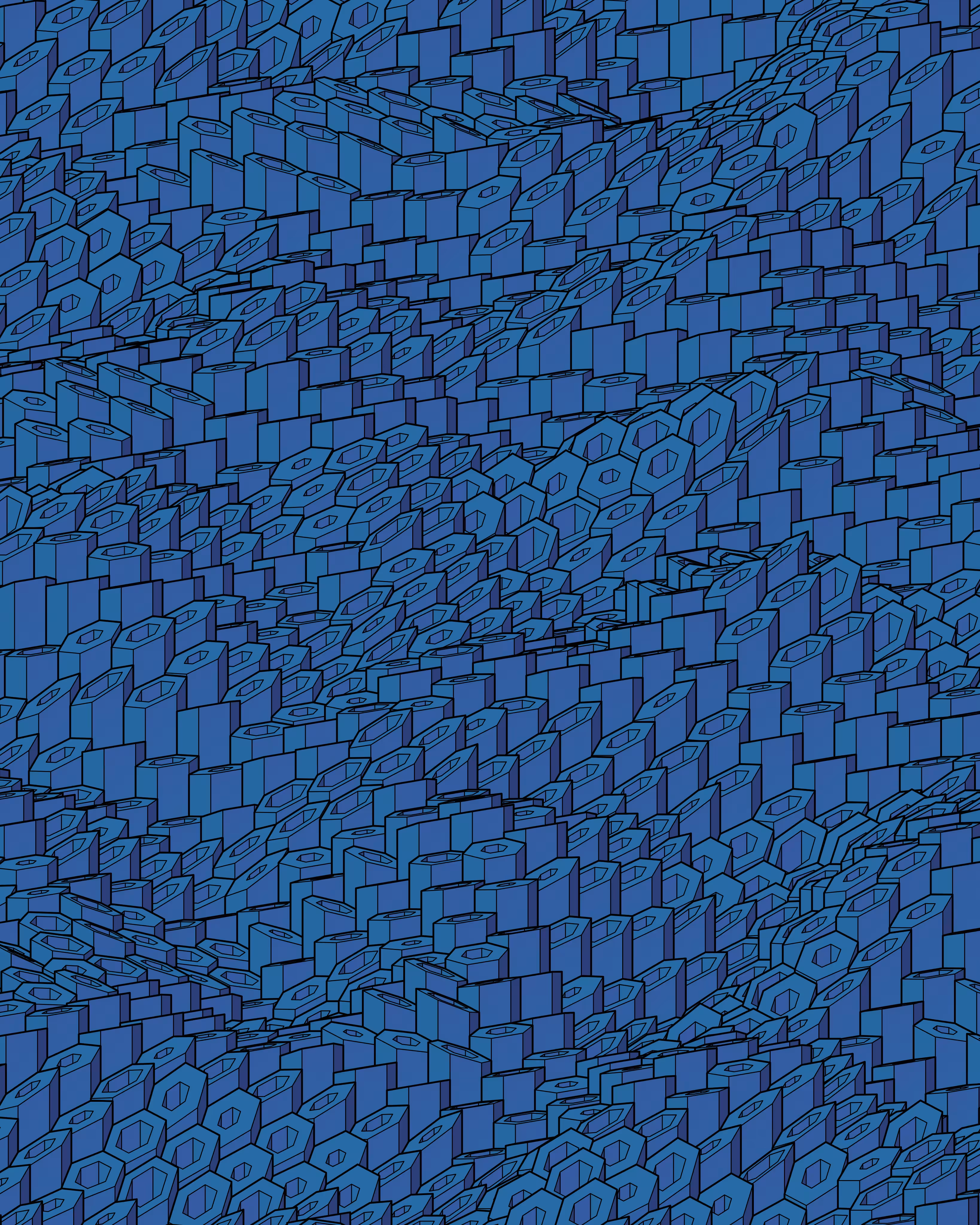 Hexagones Landscape #257