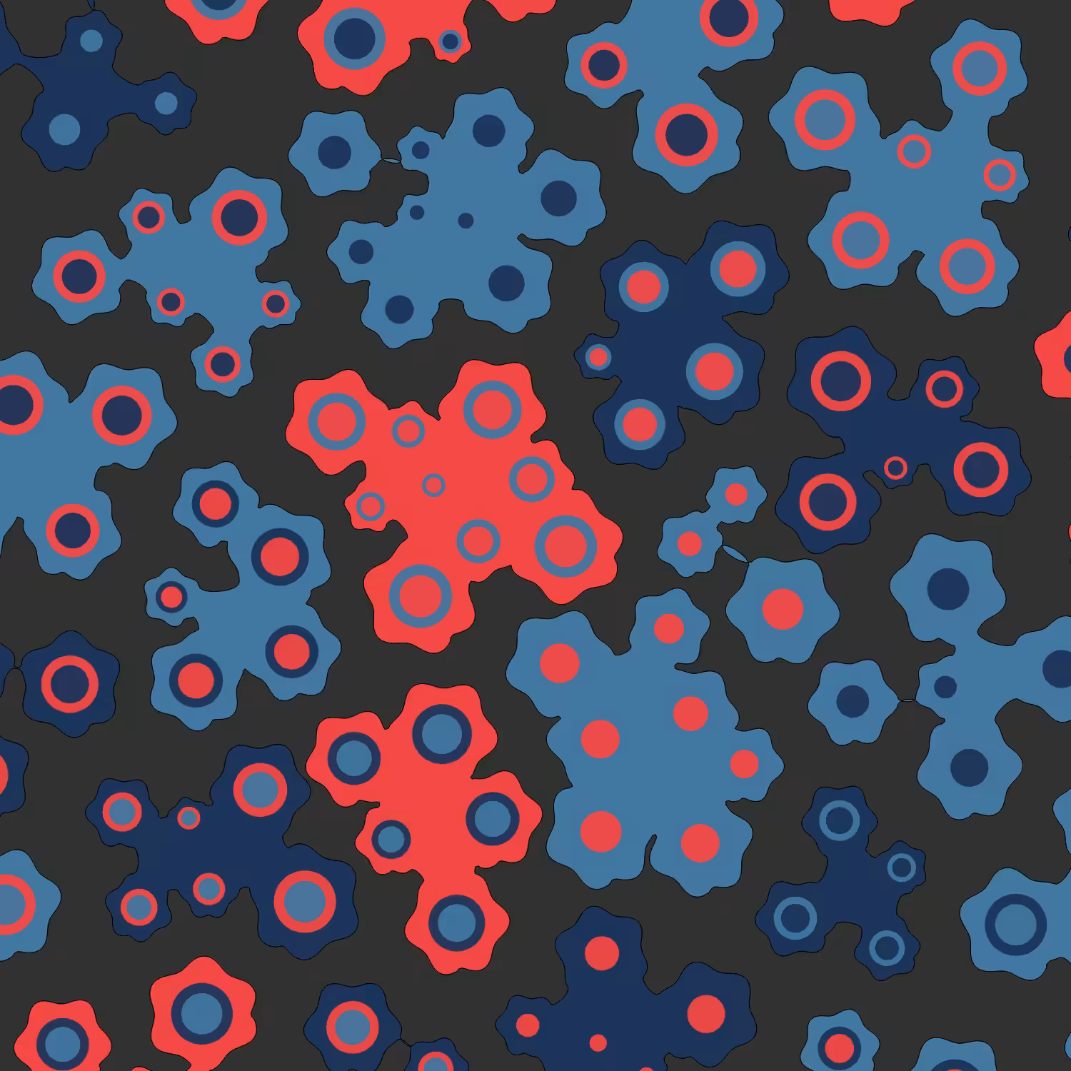 Geometric colorful shapes (Free edition) #130