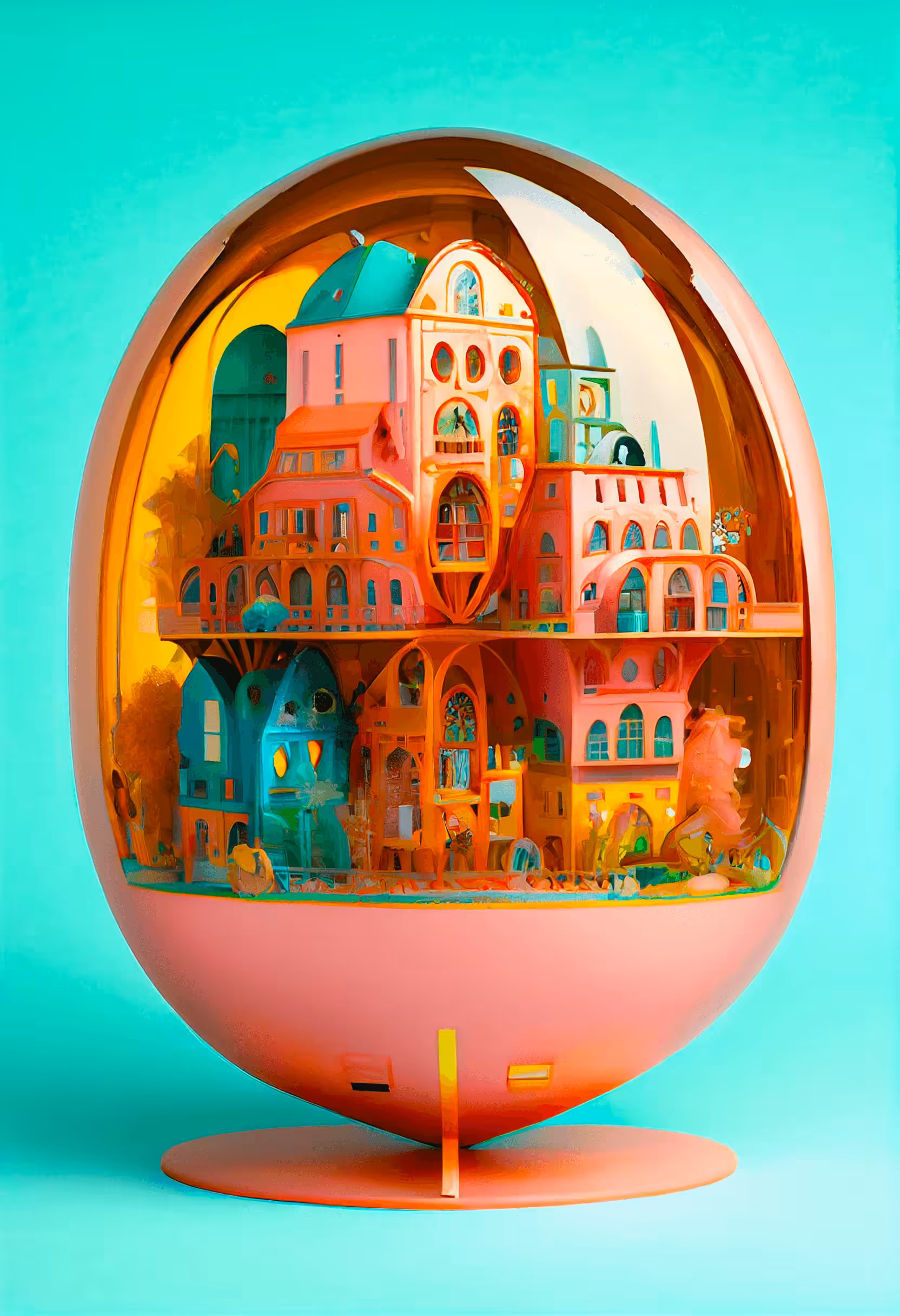 Fantasy Architecture Egg 3